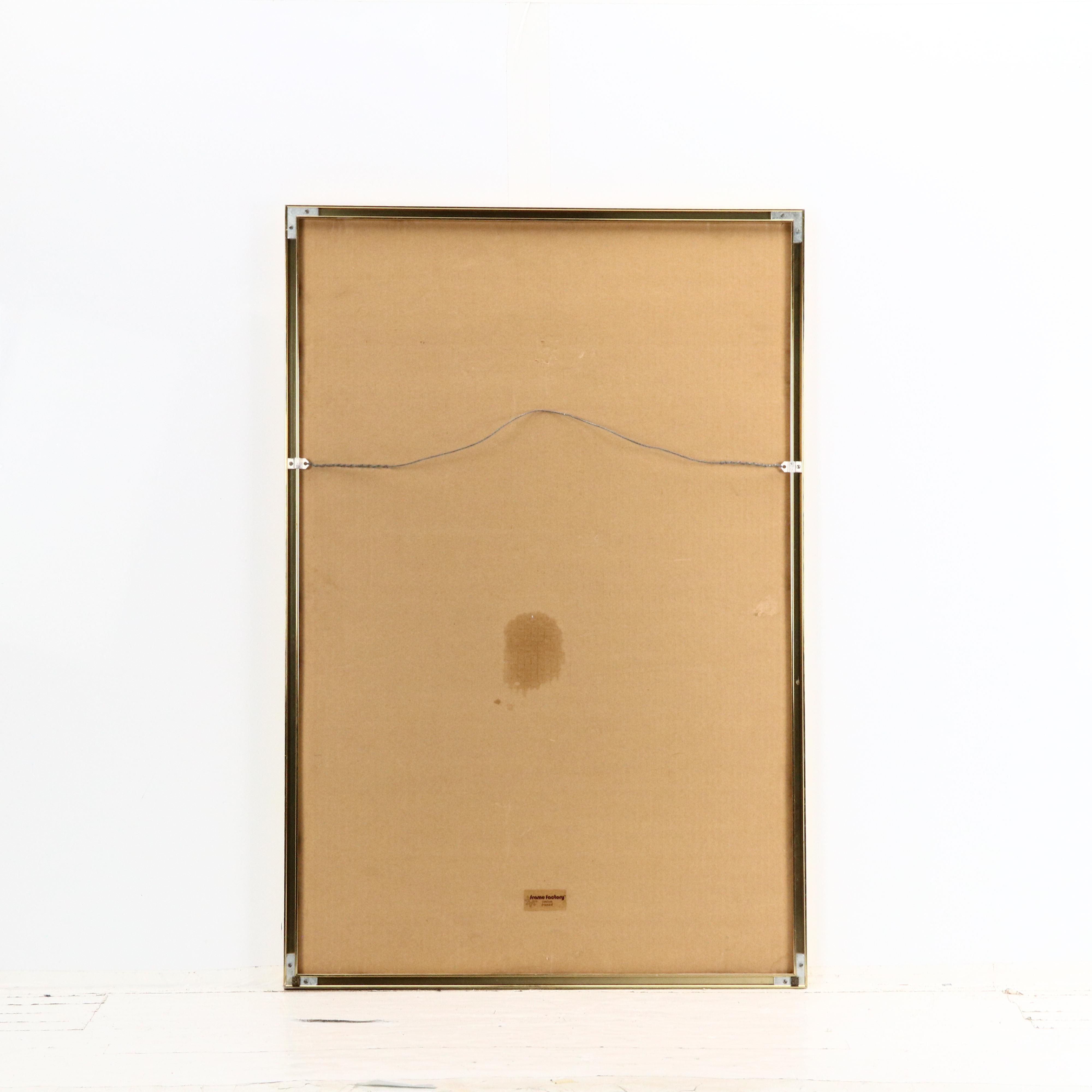 Four Framed Texas Jazz Festival Art Posters, Corpus Christi, 1980s