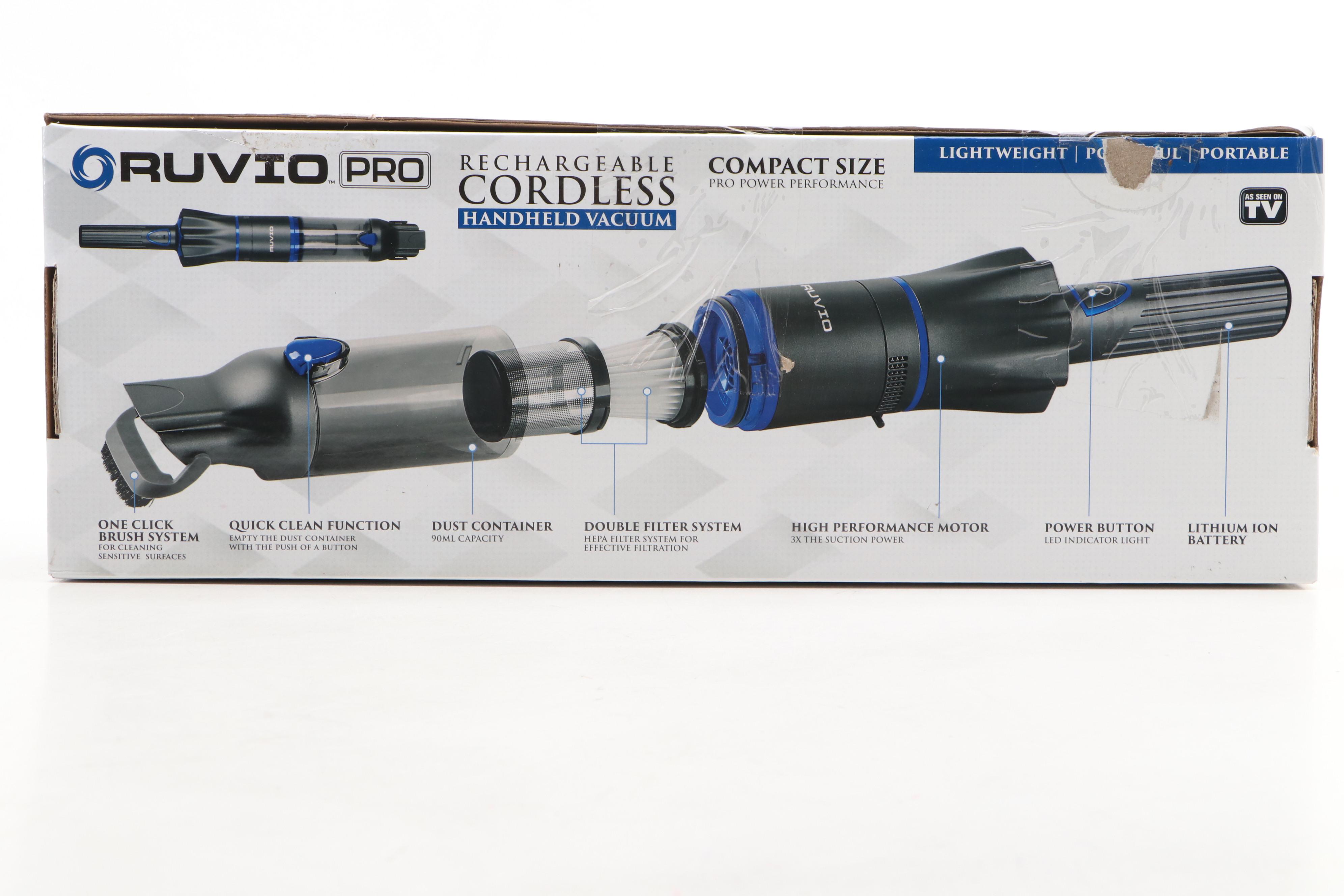 Pair of Oruvio Pro Heavy Duty Cordless Handheld Vacuum