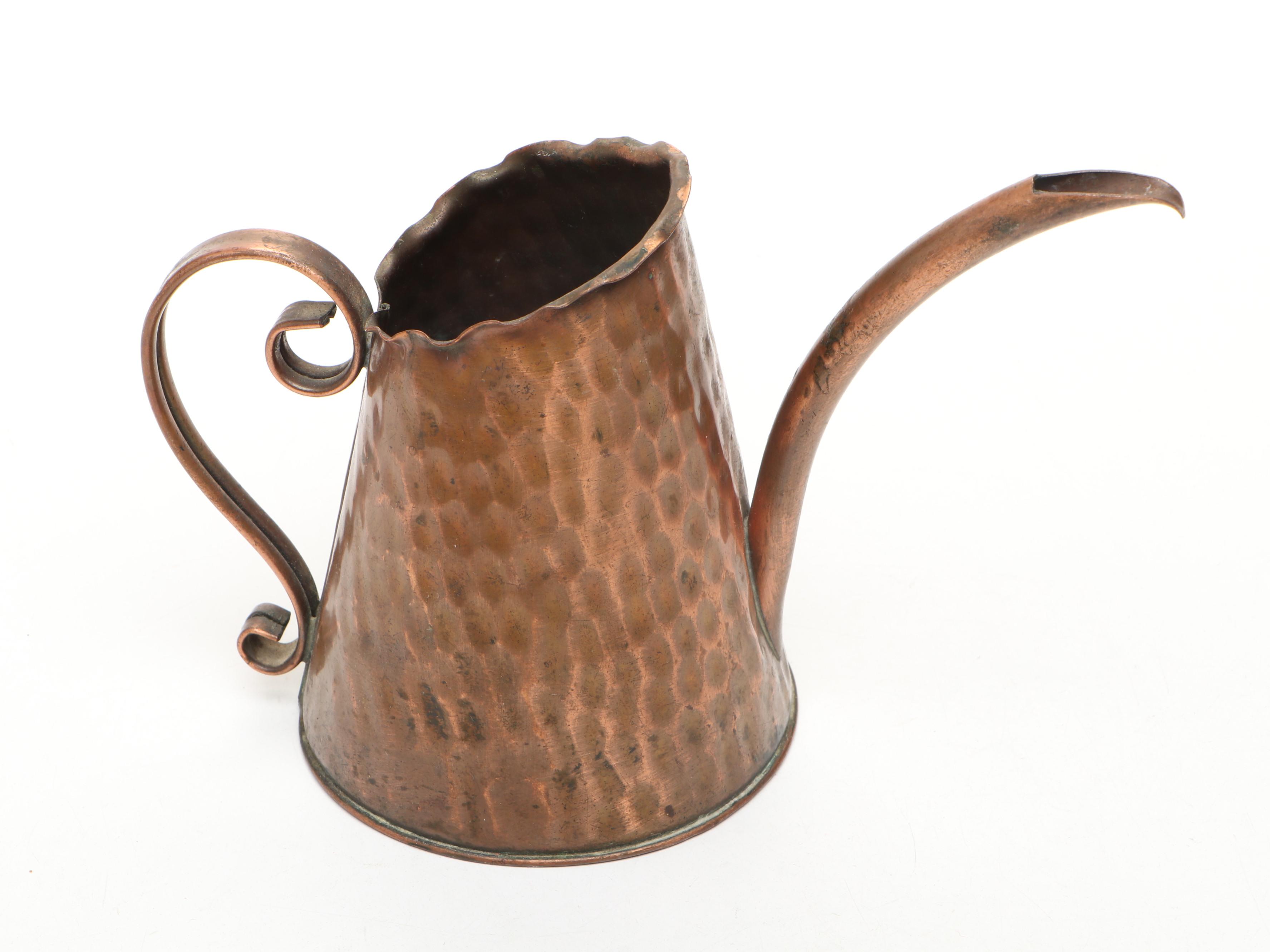 Gregorian Hammered Copper Decorative Plate and More