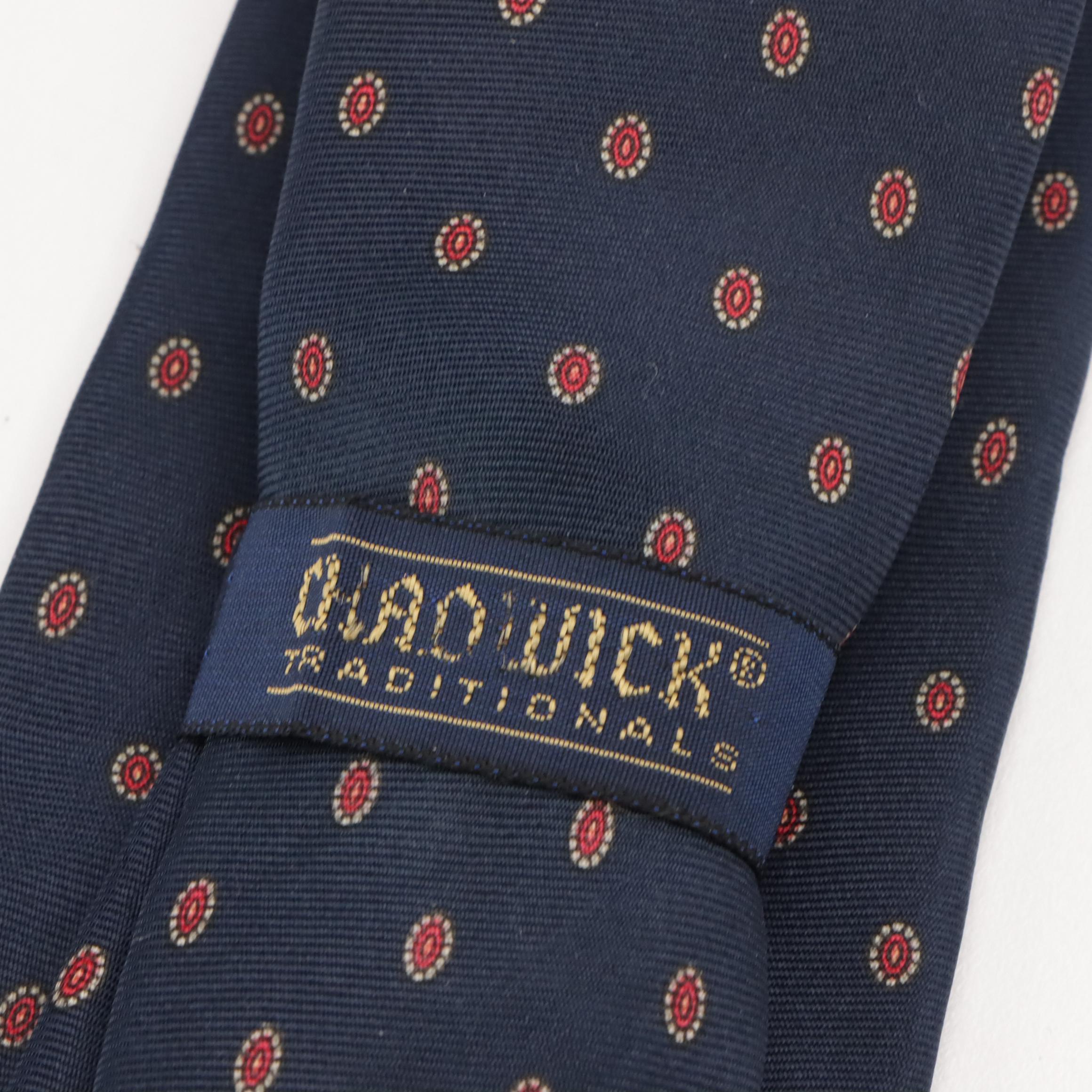 Assorted Pattern Neckties Featuring Burberrys, Harvé Benard, Nordstrom, and More