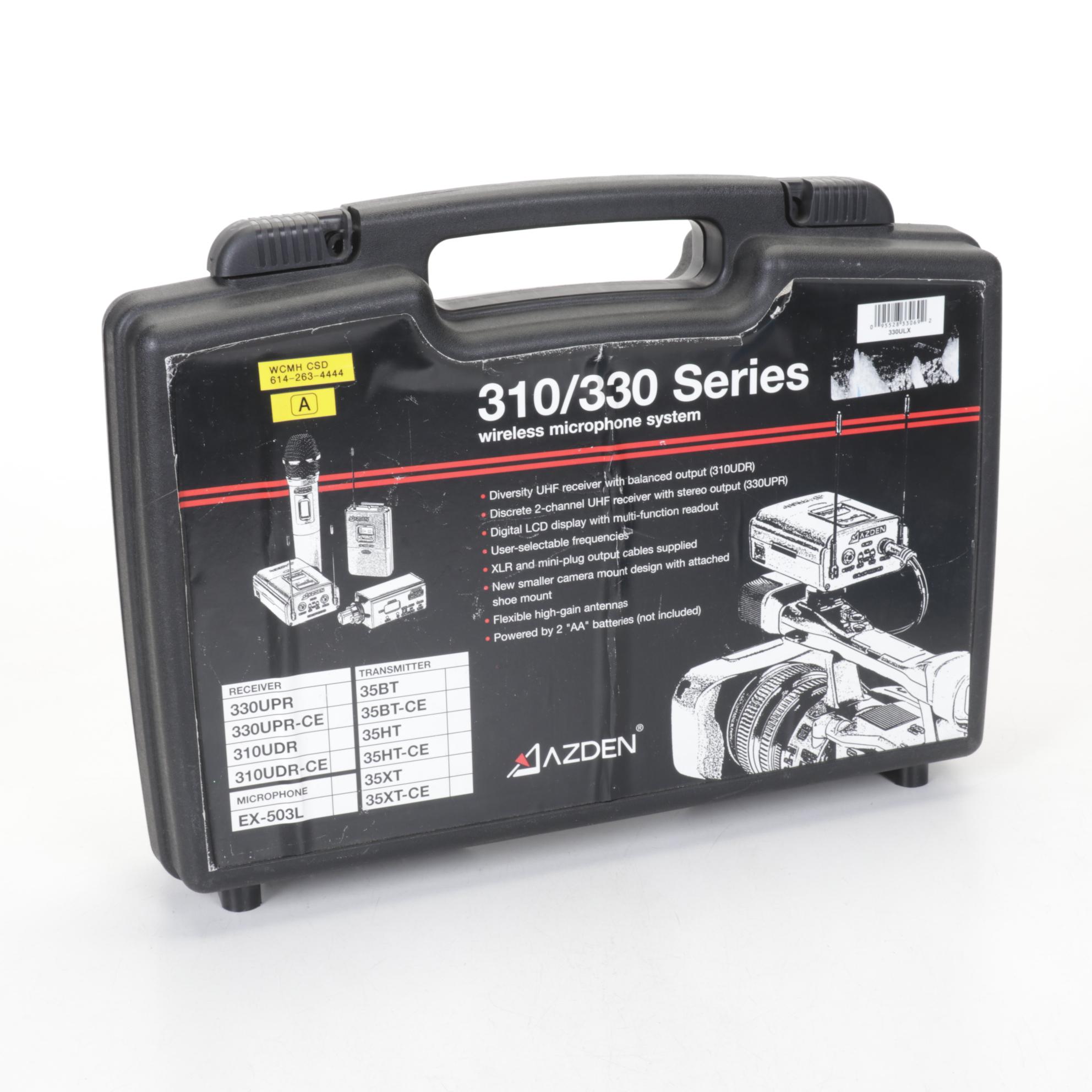 Azden Wireless Microphone System with Microphone & Other Sound Equipment