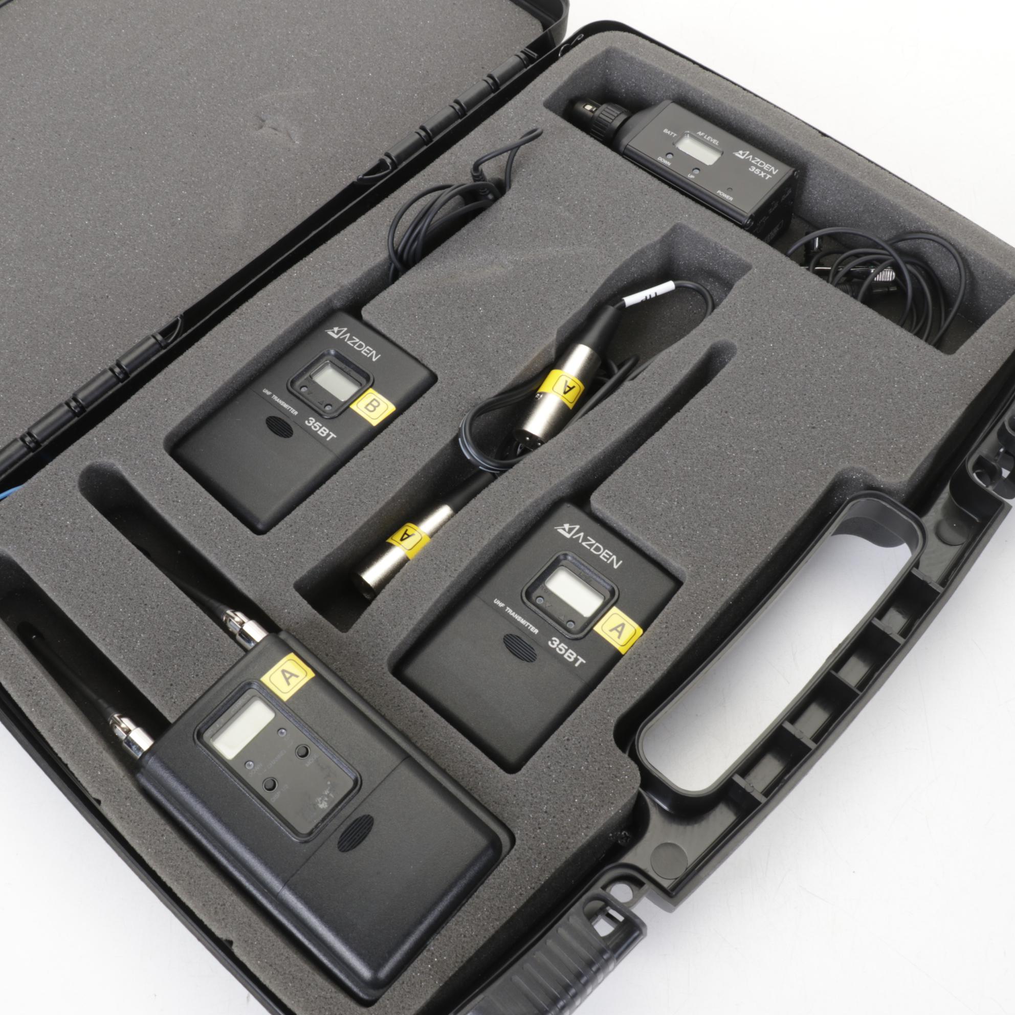 Azden Wireless Microphone System with Microphone & Other Sound Equipment