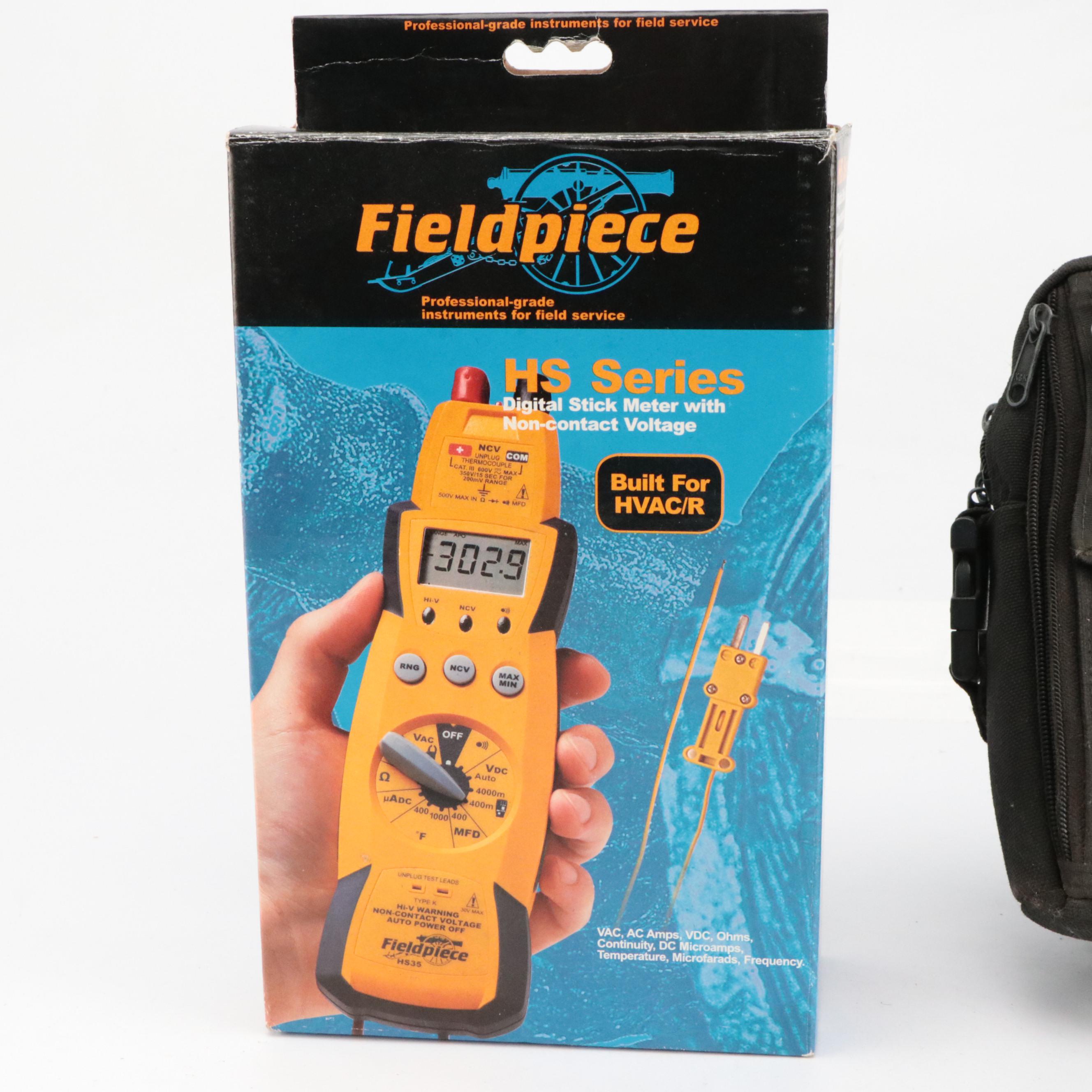 Fieldpiece HS24 and HS 33 Expandable Manual Ranging Stick Multimeter for HVAC/R