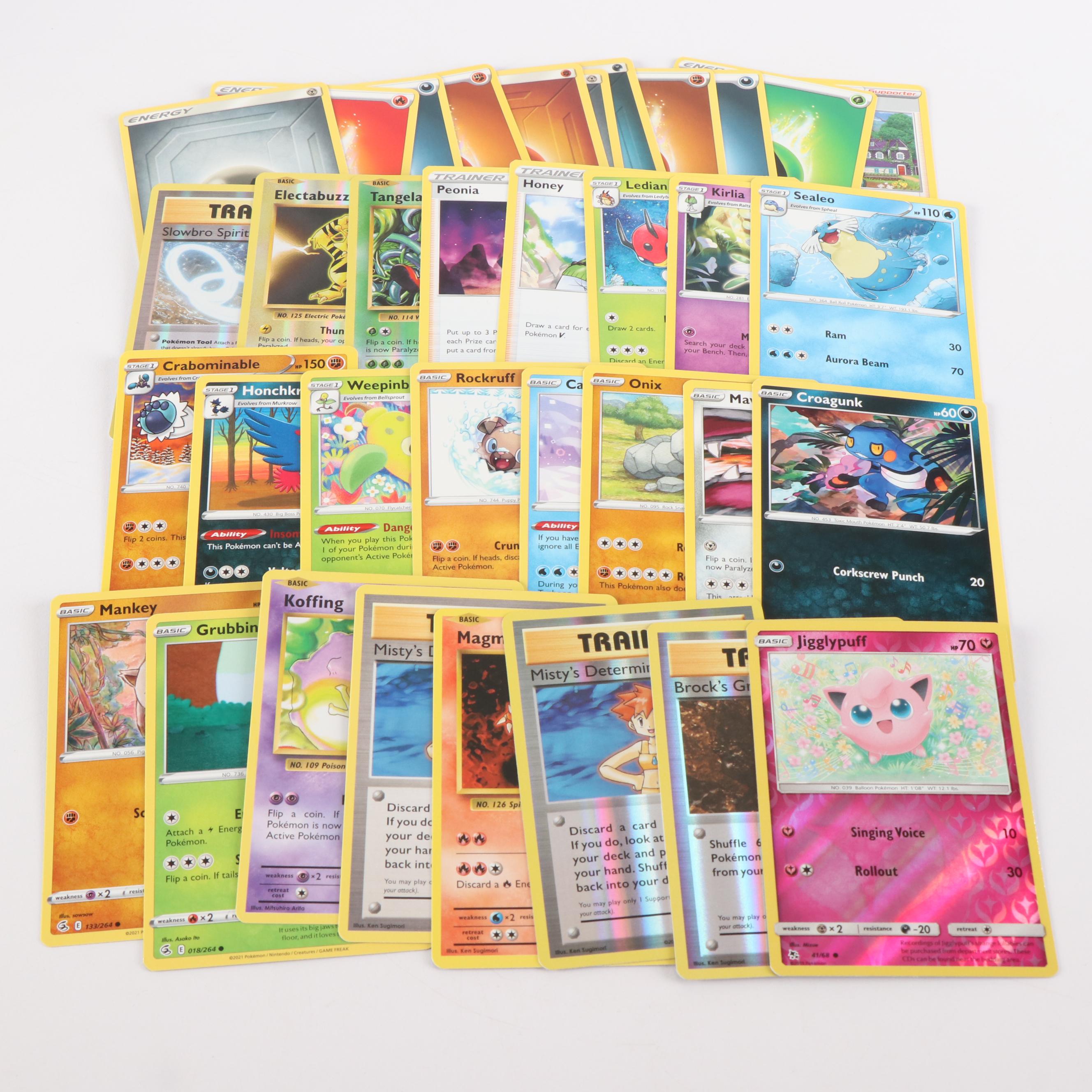 Collection of Over 3,000 Pokemon Cards, 2016 to 2021