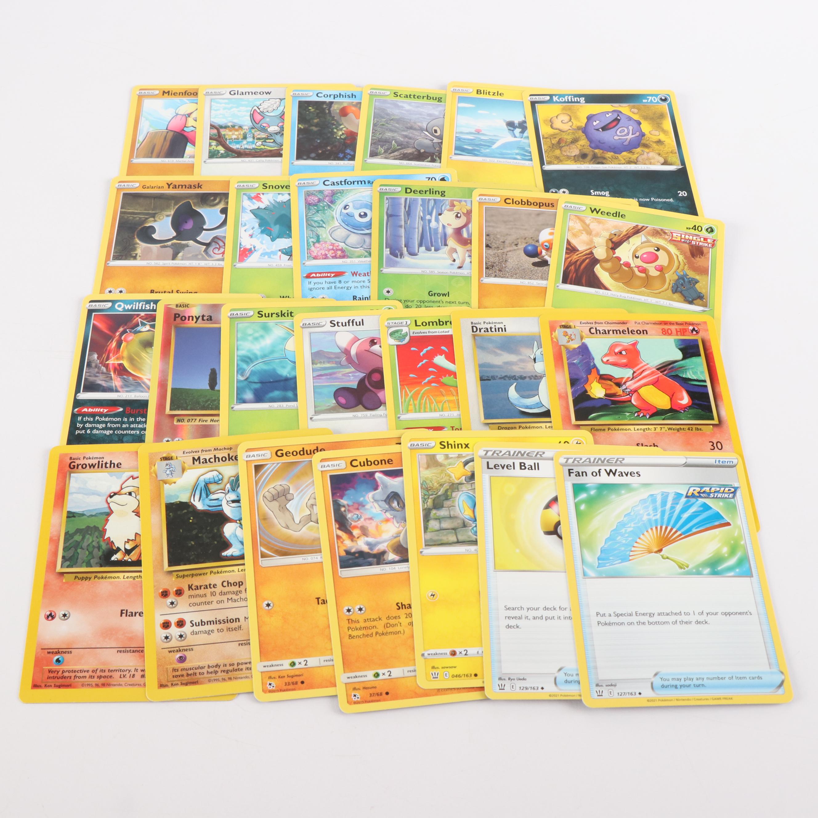 Collection of Over 3,000 Pokemon Cards, 2016 to 2021