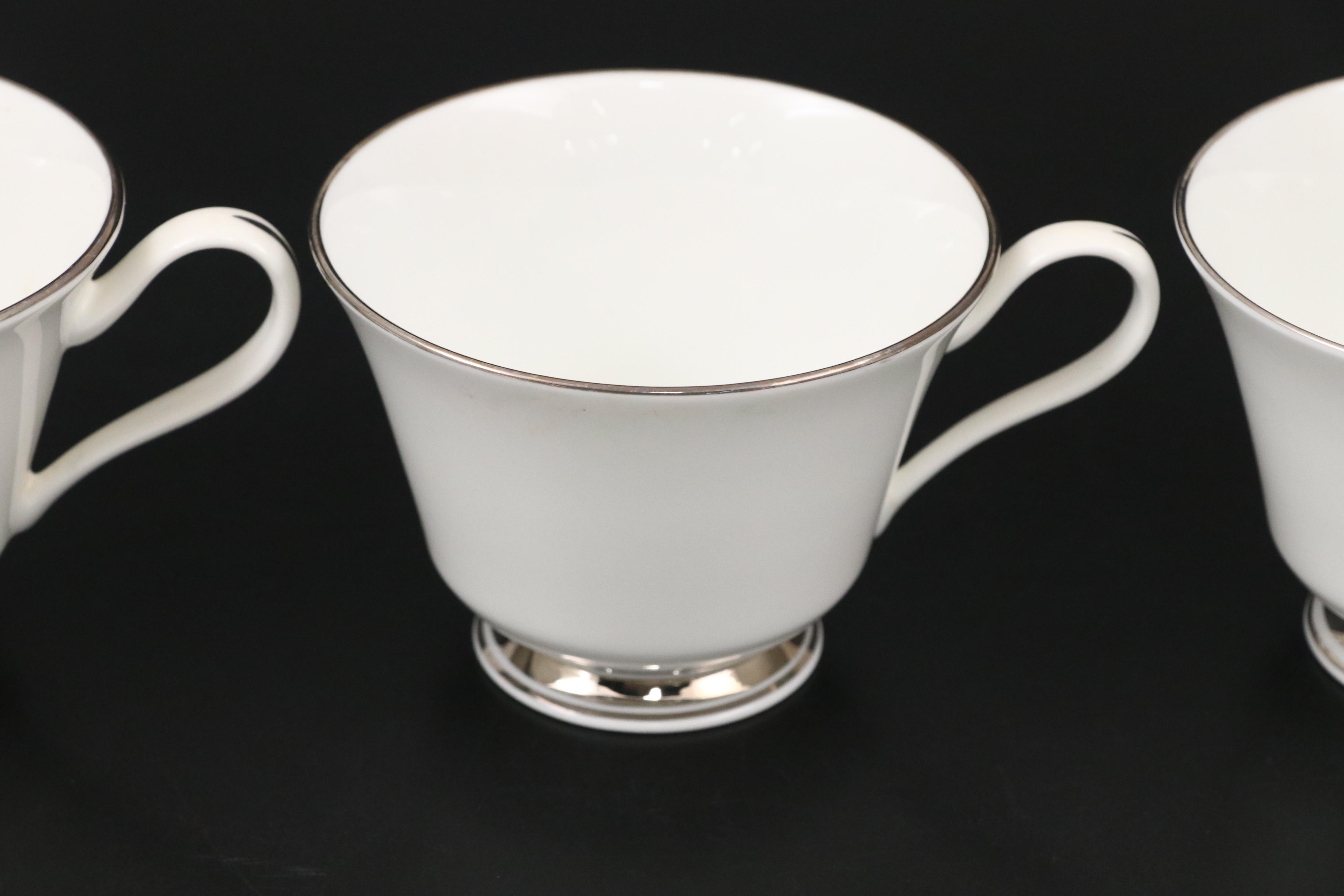 Oxford "Lexington" Bone China Dinnerware with Serena Bass Ceramic Stand