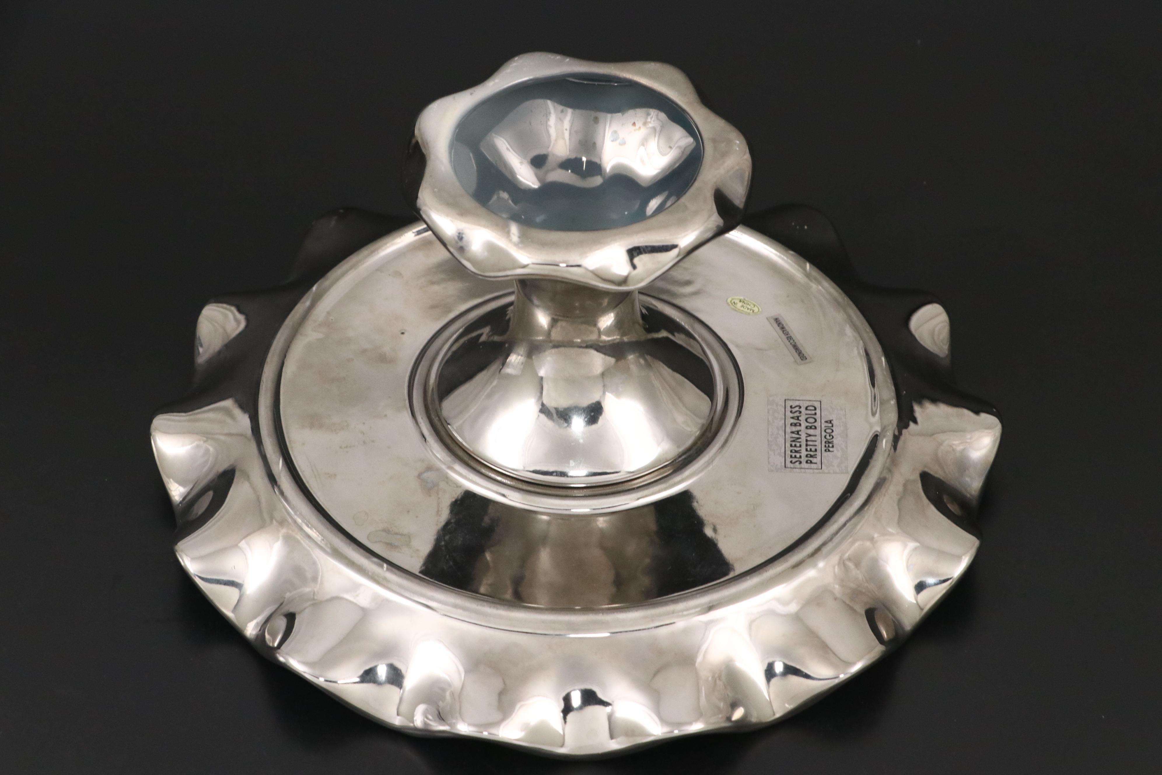 Oxford "Lexington" Bone China Dinnerware with Serena Bass Ceramic Stand