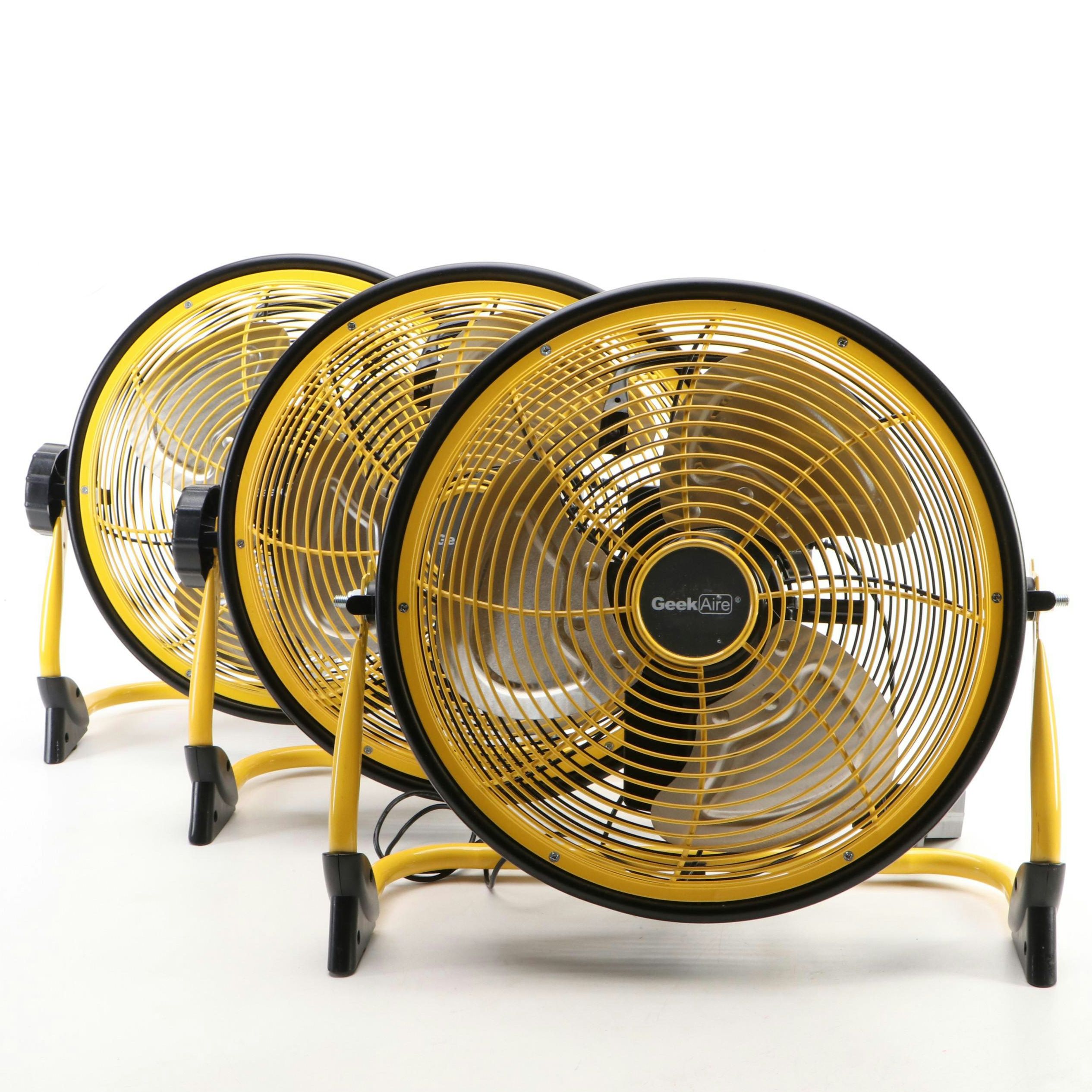 Three Geek Aire Portable Electric Table Fans