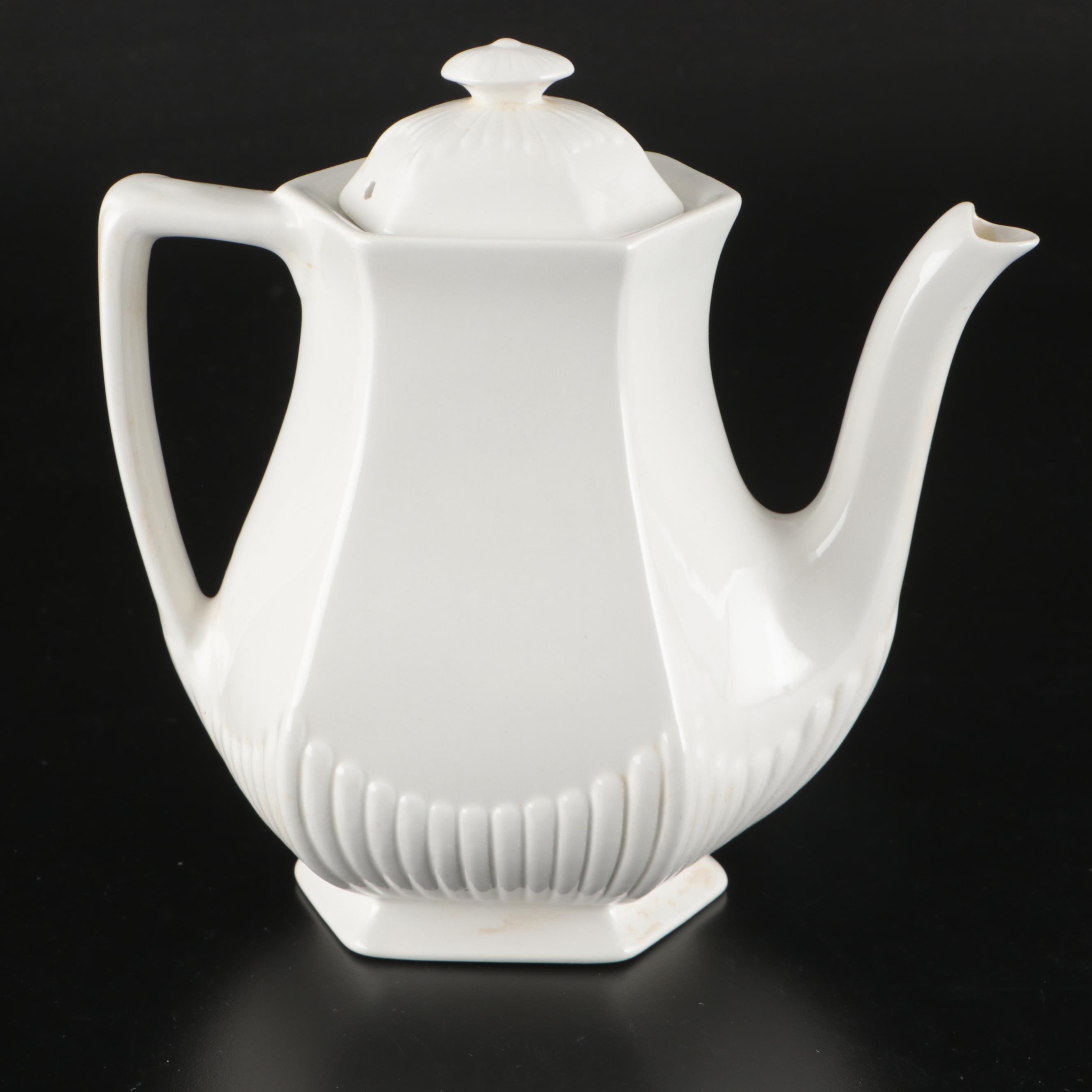 Wm. Adams & Sons Ironstone Teapot with Other Tableware and Accessories