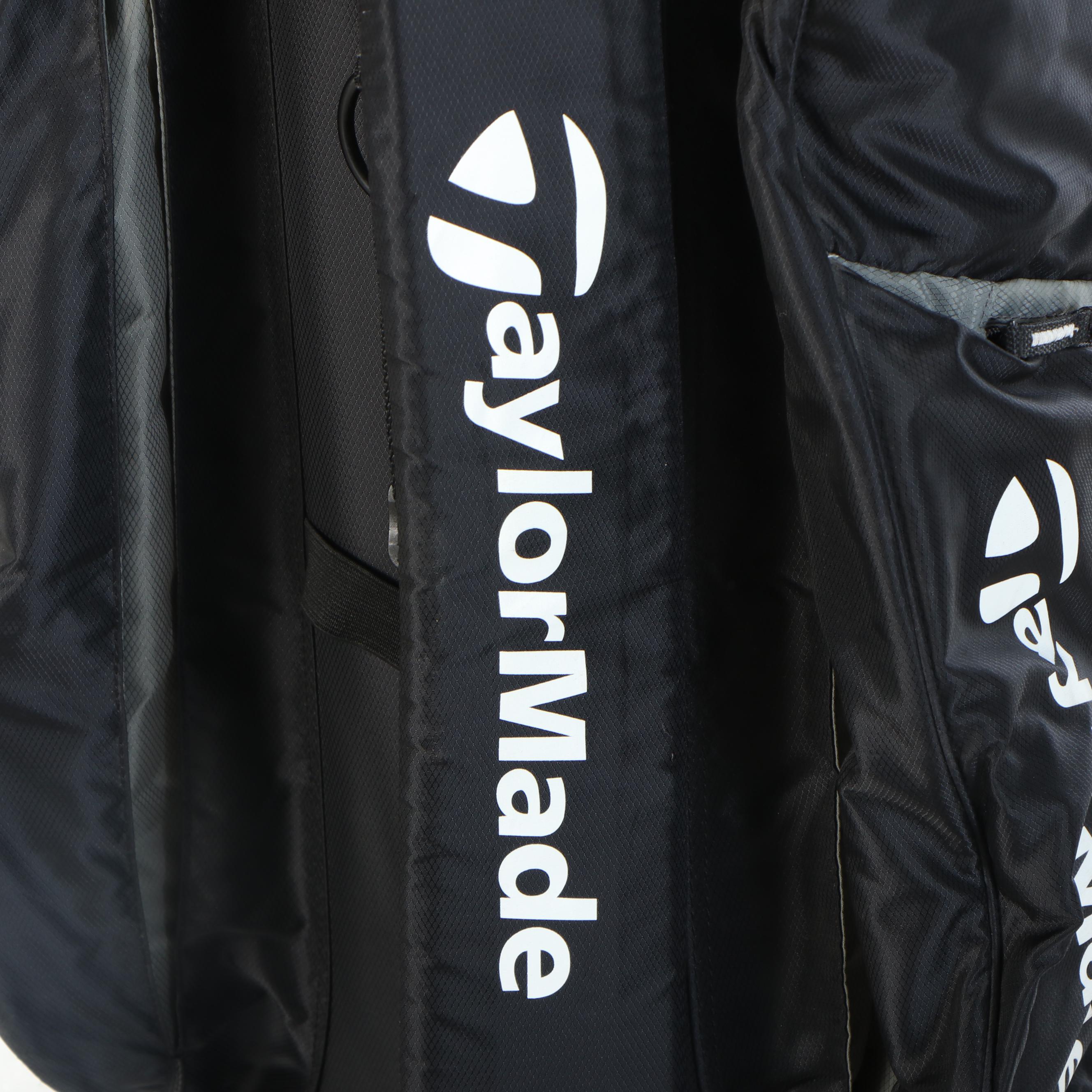 TaylorMade Golf Bag with Clubs, Callaway & Odyssey Head Covers and More