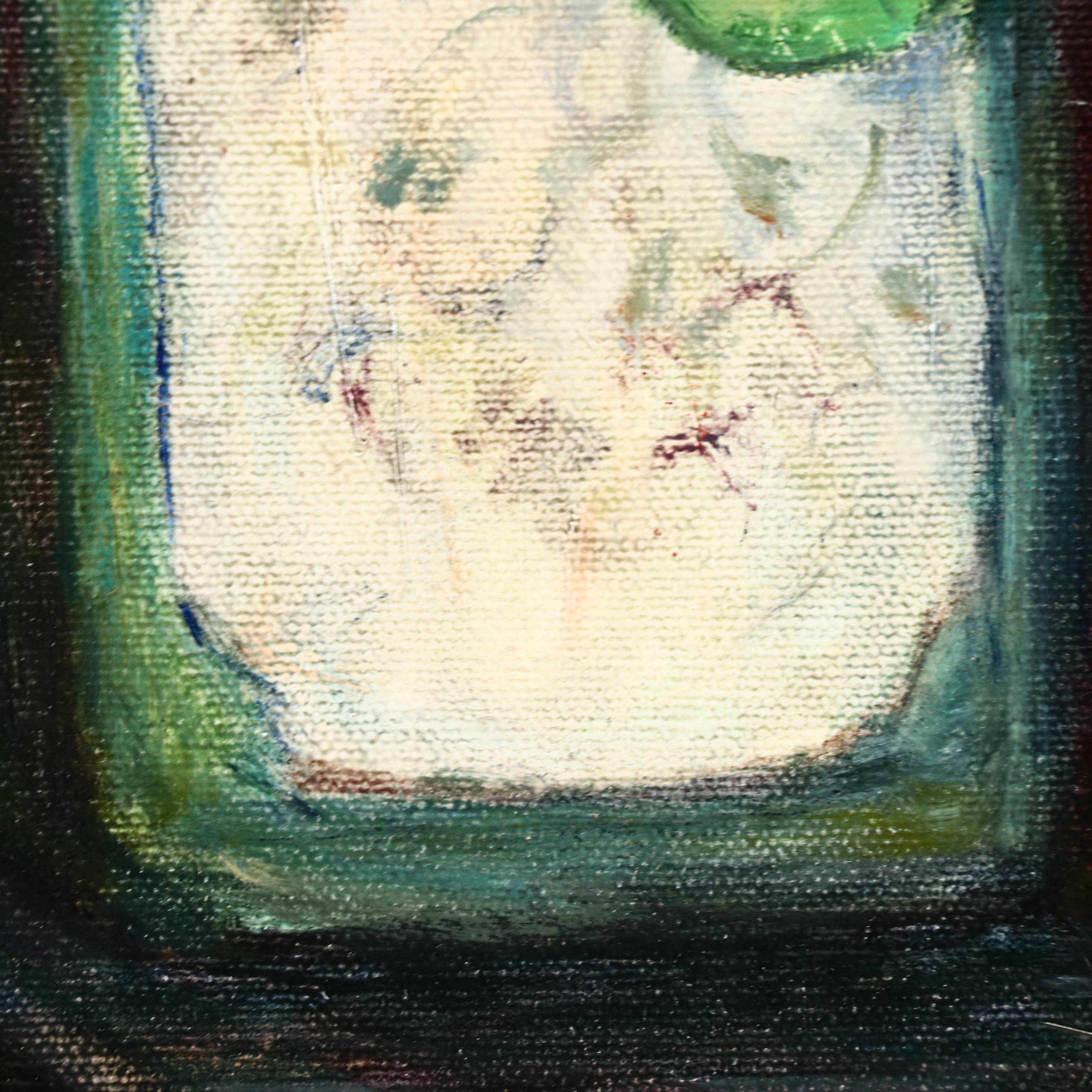 Elsa Richter Floral Still Life Oil Painting With Roses and Nasturtium