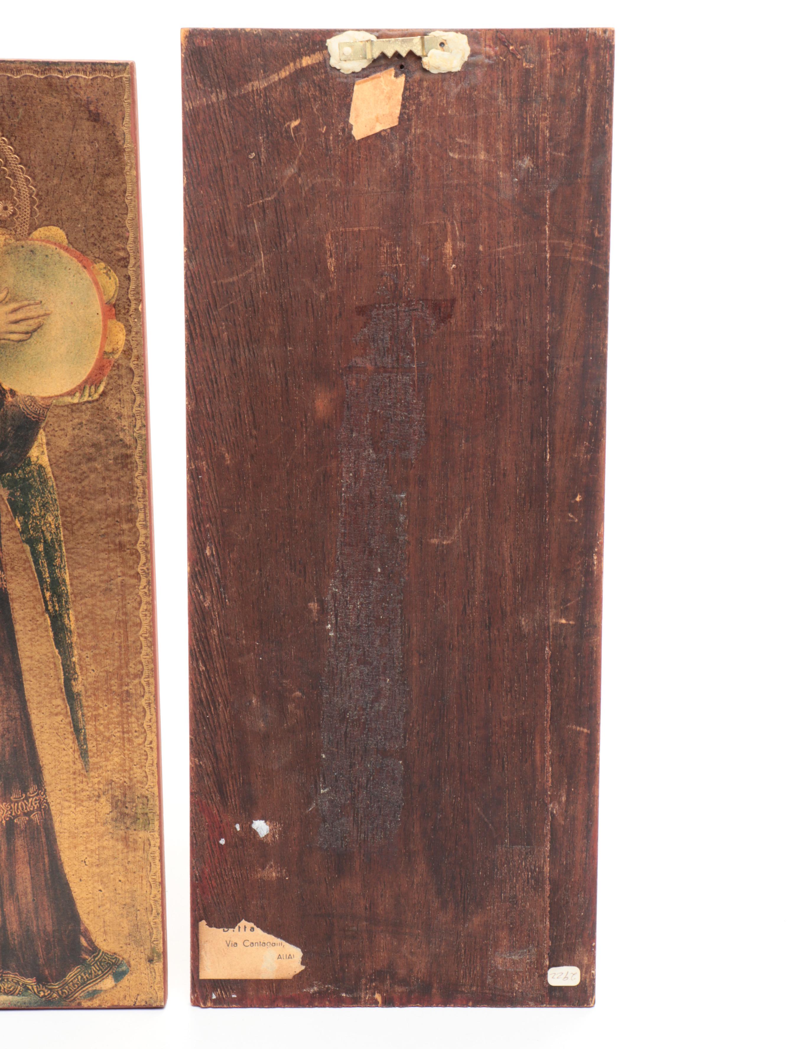 Ditta G. Bracci and Other Religious Art on Wood