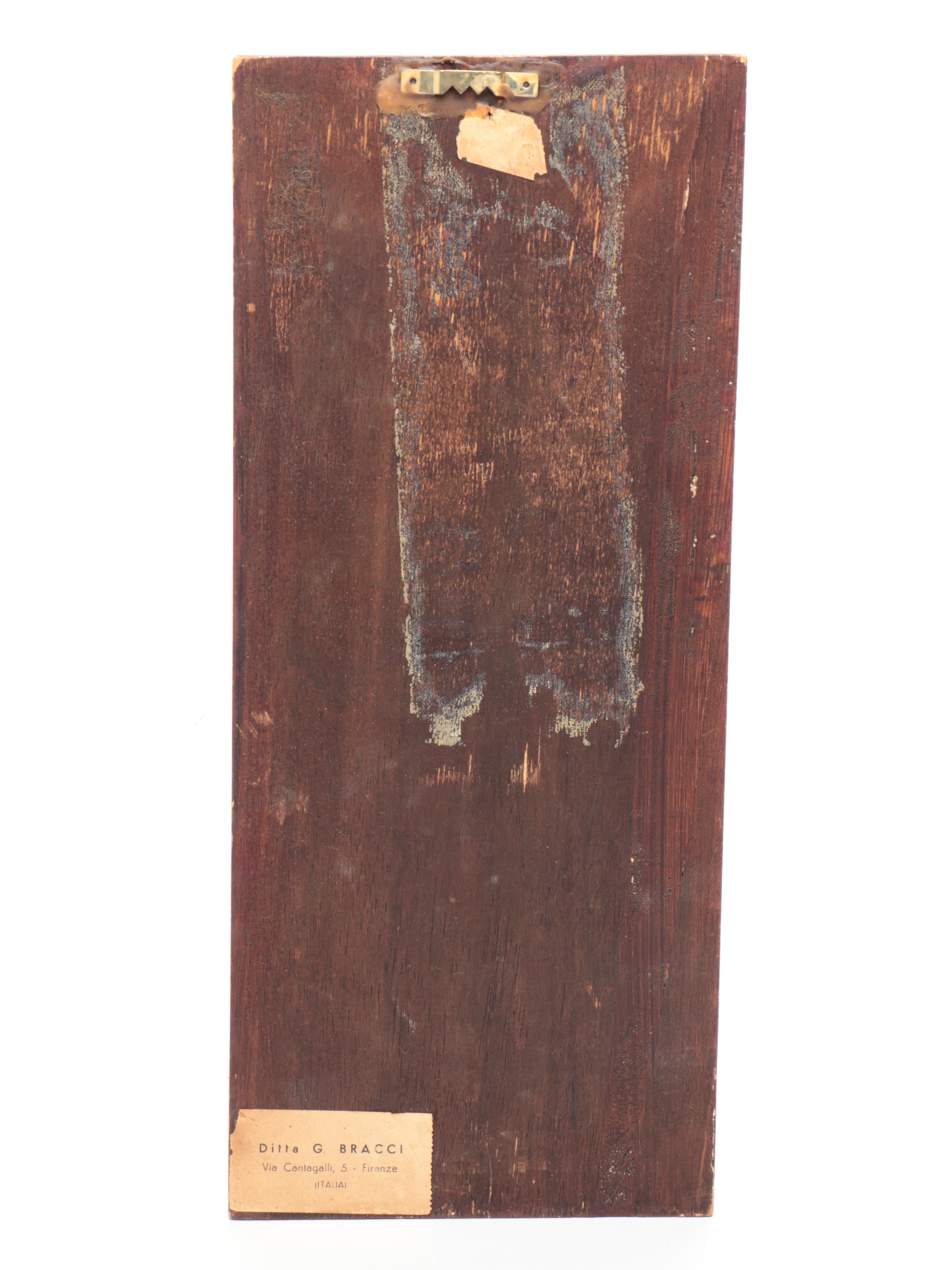 Ditta G. Bracci and Other Religious Art on Wood