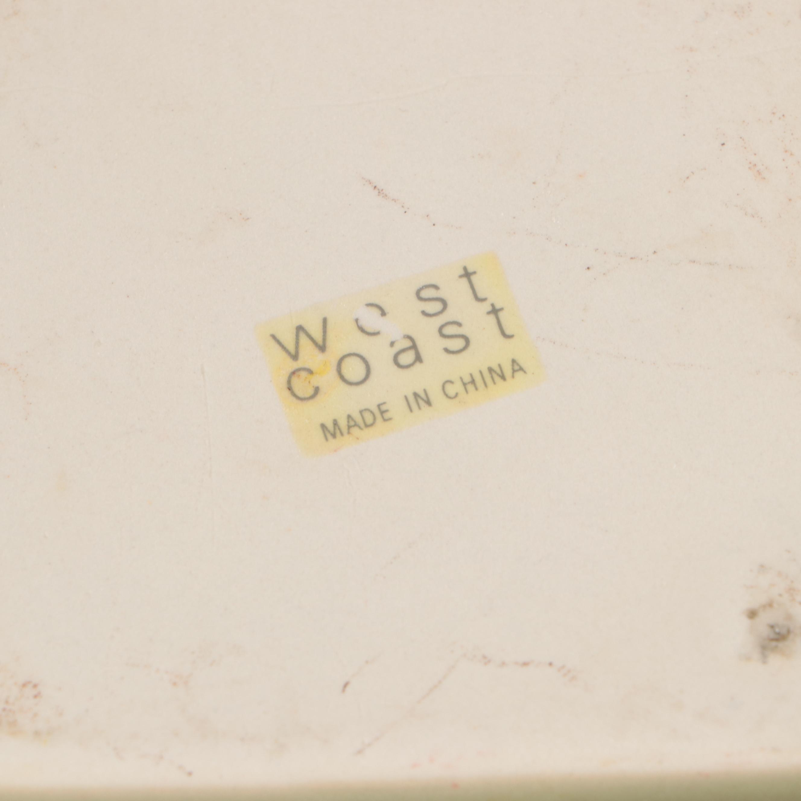 Haeger Pottery Vase & Other Art Deco Vases, Candlesticks and Dish