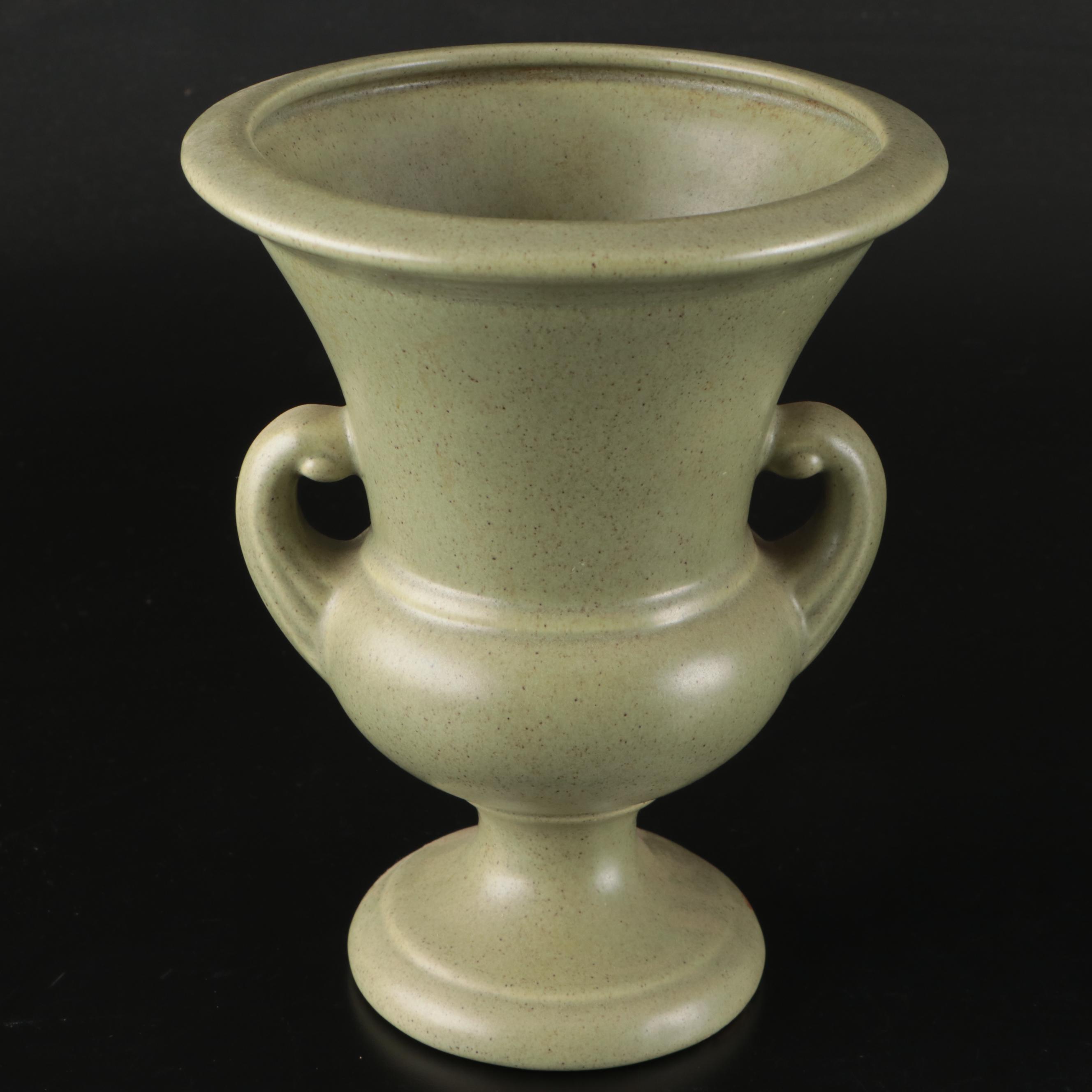 Haeger Pottery Vase & Other Art Deco Vases, Candlesticks and Dish