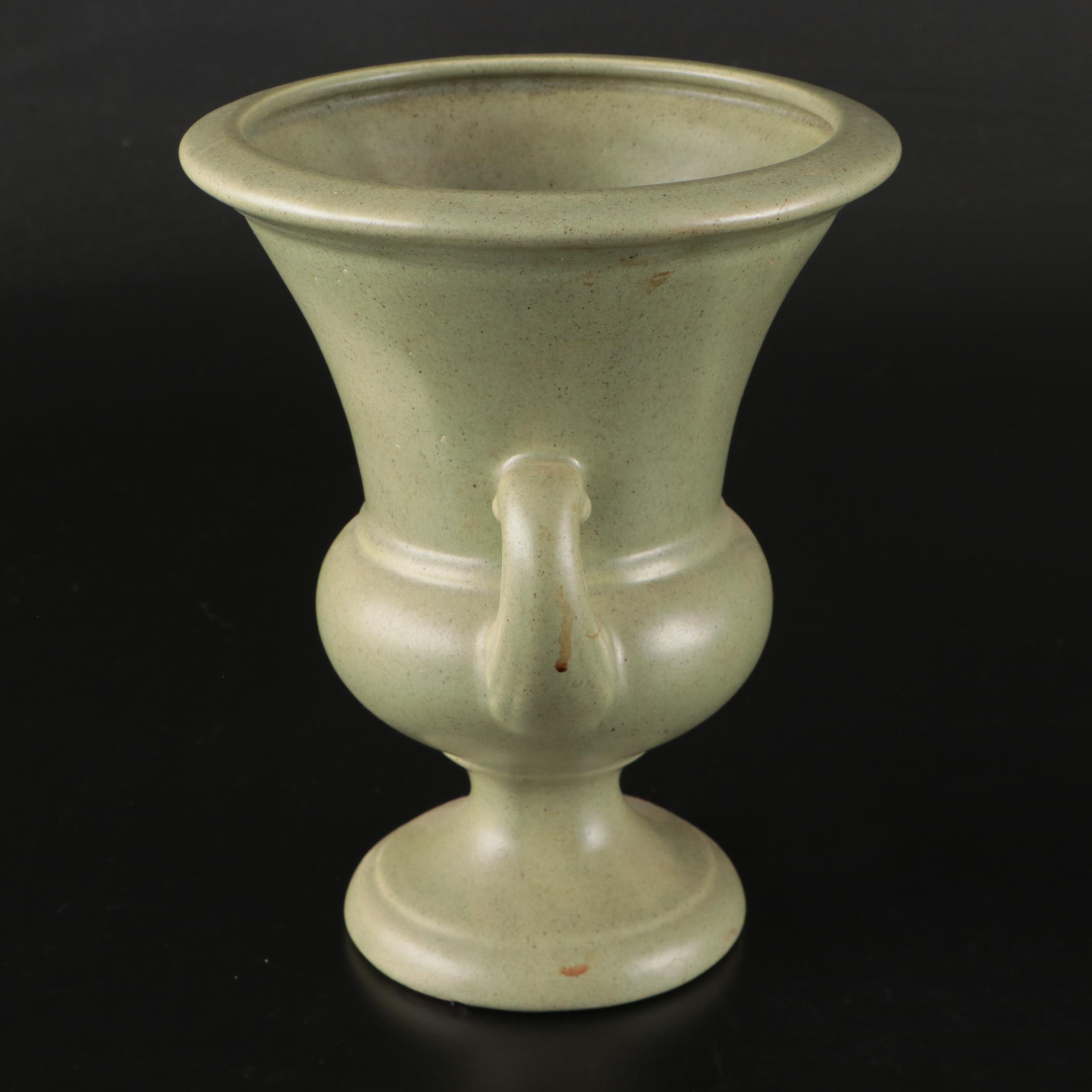 Haeger Pottery Vase & Other Art Deco Vases, Candlesticks and Dish