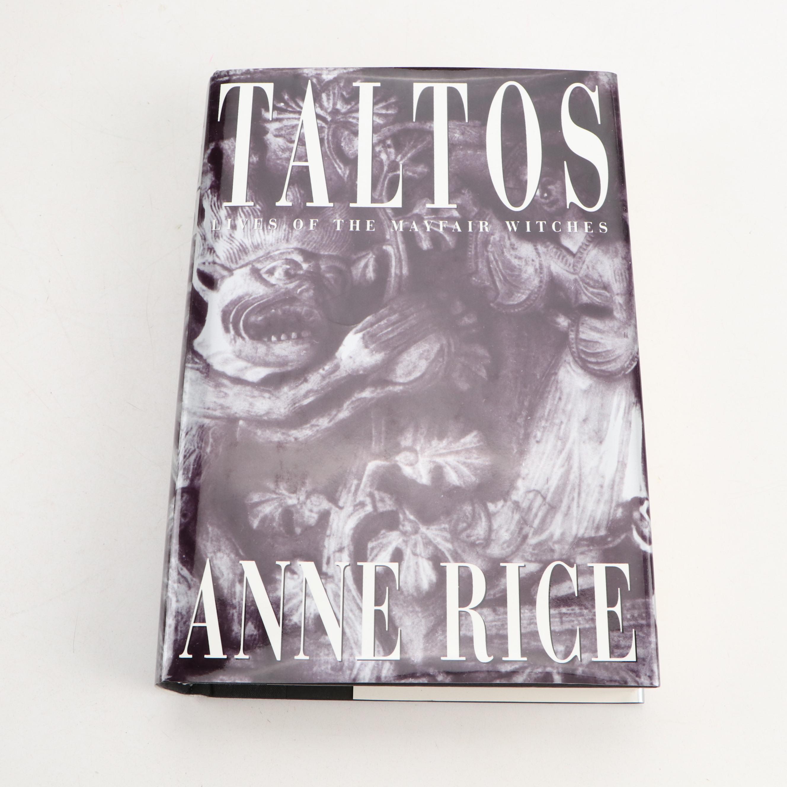 Signed First Edition "Taltos" by Anne Rice and More Books
