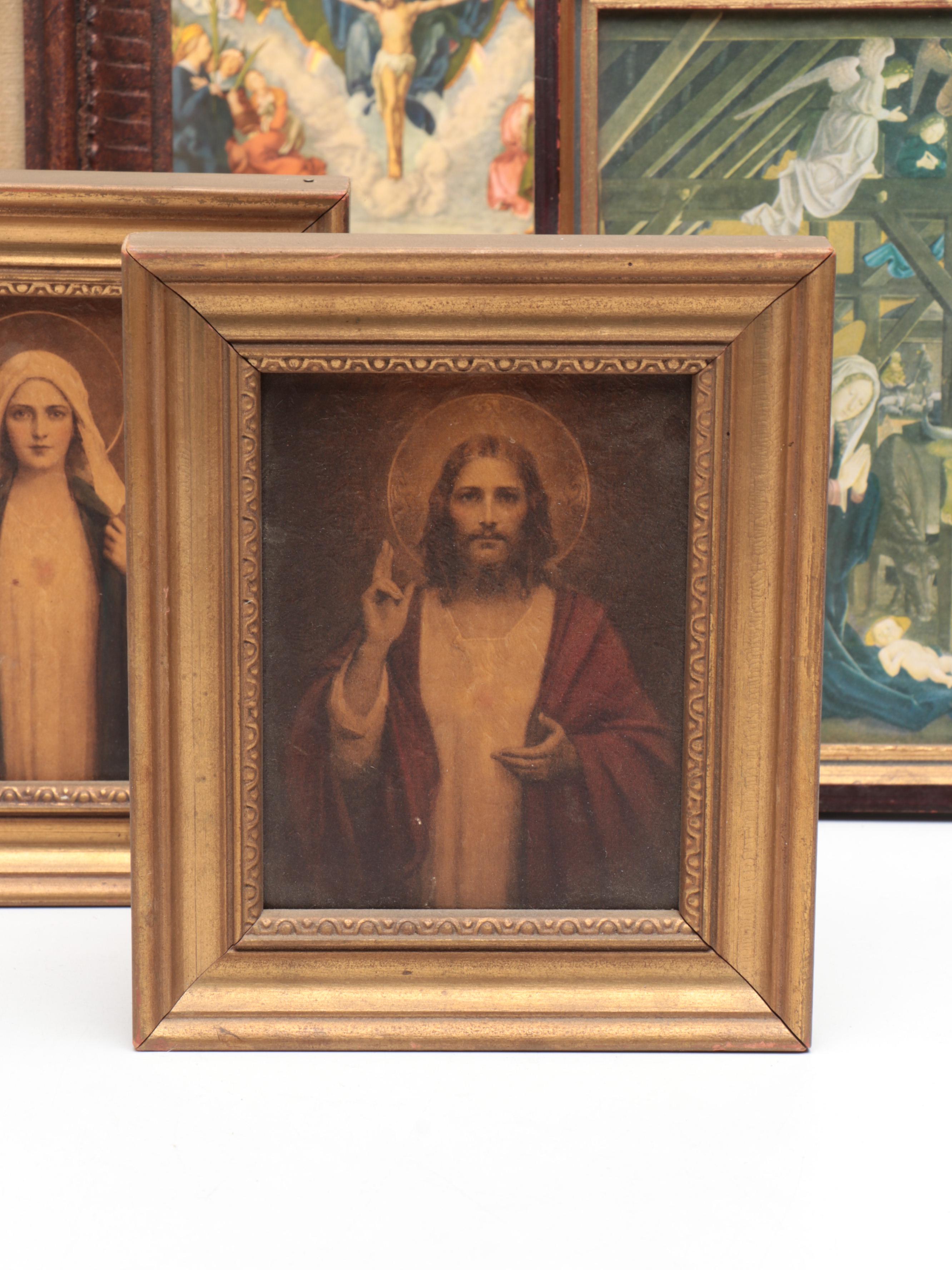 "Adoration of the Holy Trinity" by Albrecht Dürer and Other Religious Framed Art