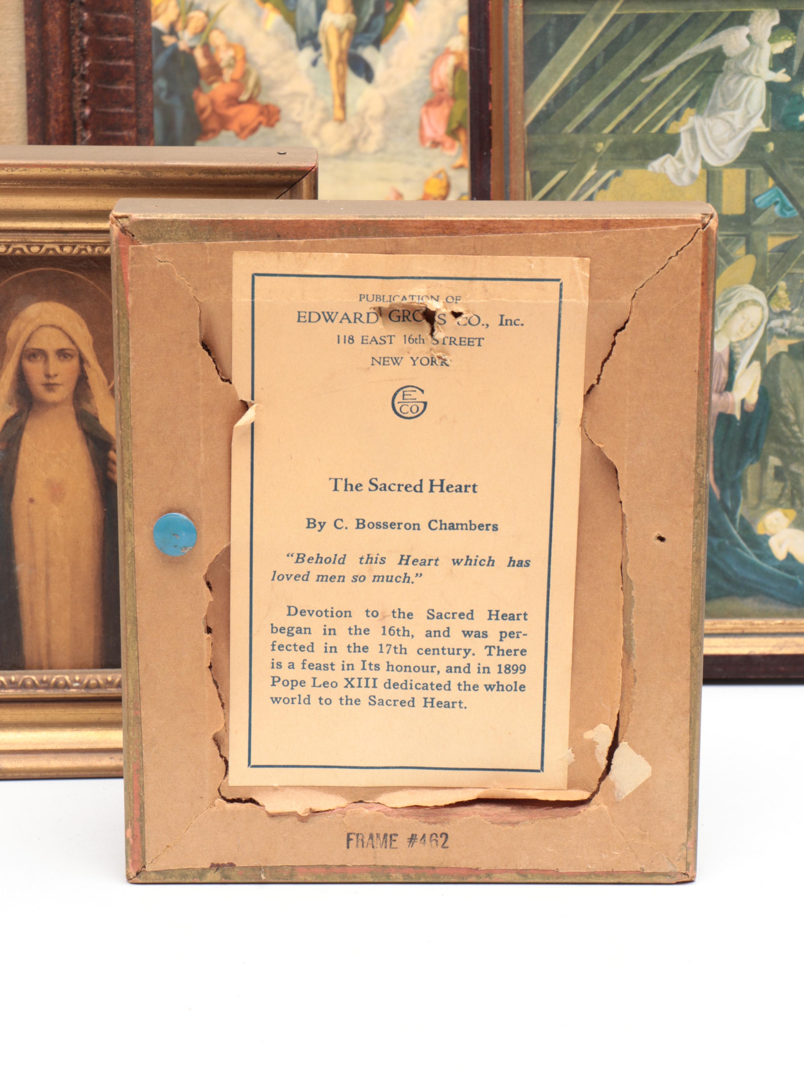 "Adoration of the Holy Trinity" by Albrecht Dürer and Other Religious Framed Art