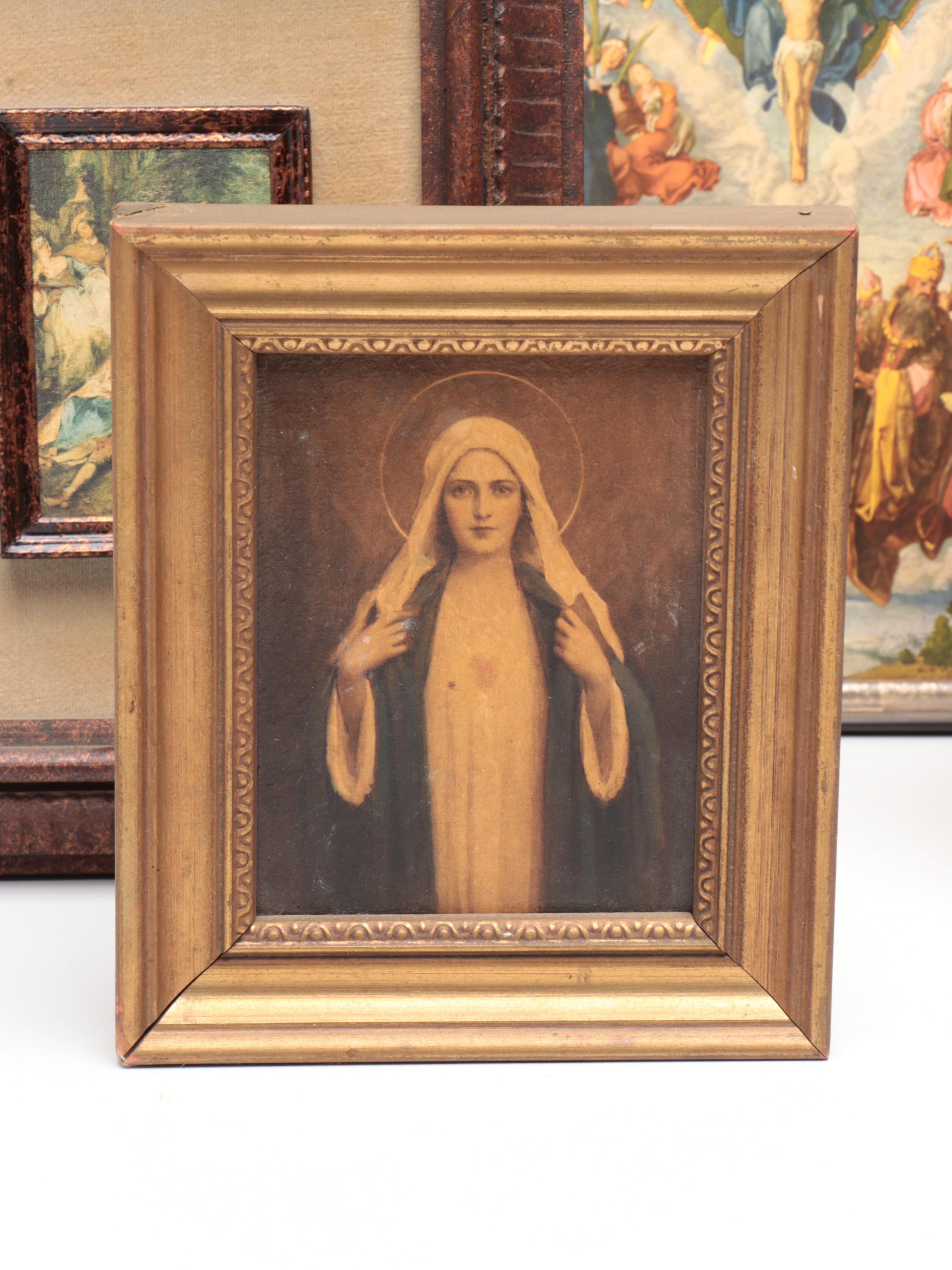 "Adoration of the Holy Trinity" by Albrecht Dürer and Other Religious Framed Art