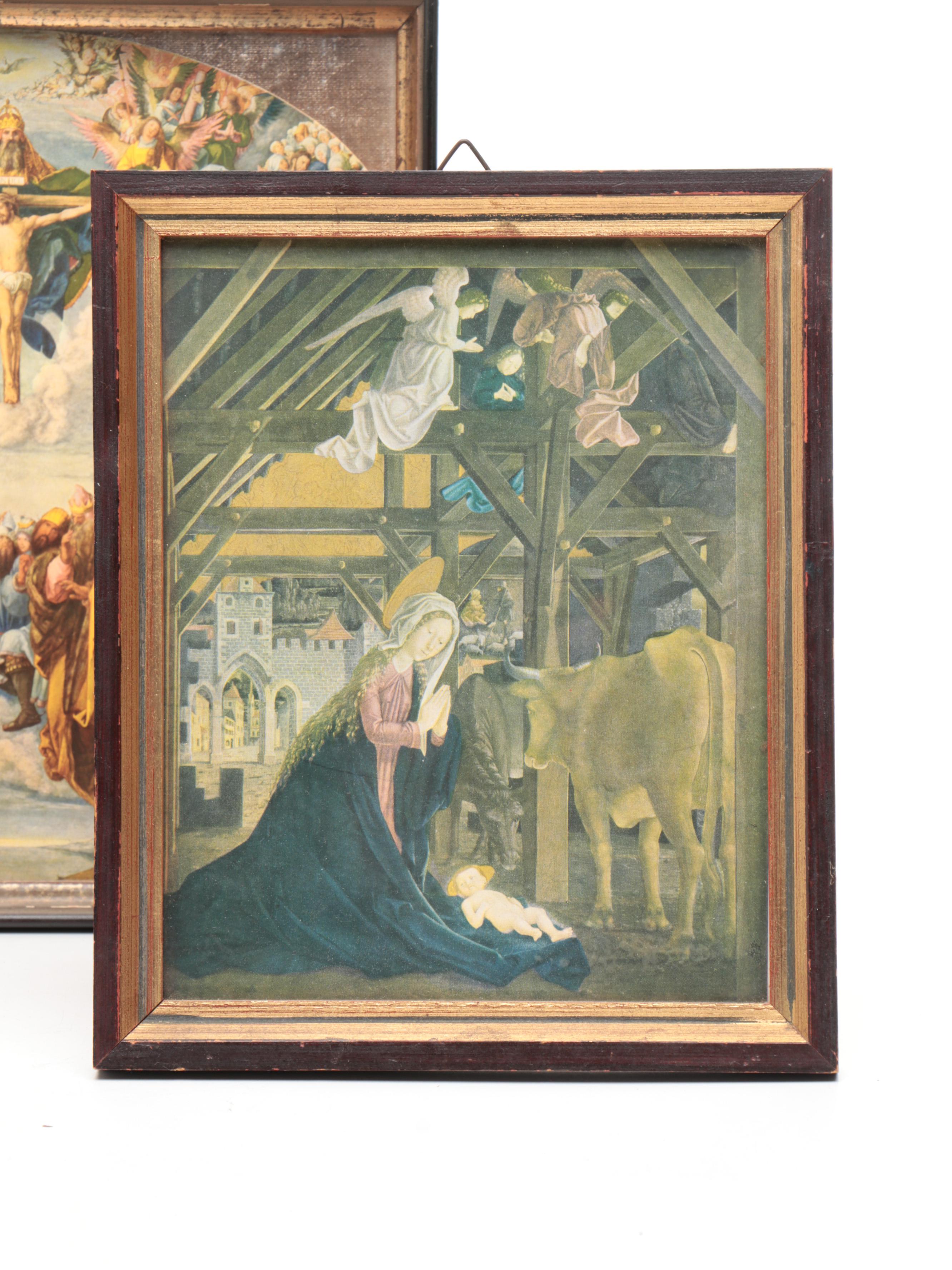 "Adoration of the Holy Trinity" by Albrecht Dürer and Other Religious Framed Art