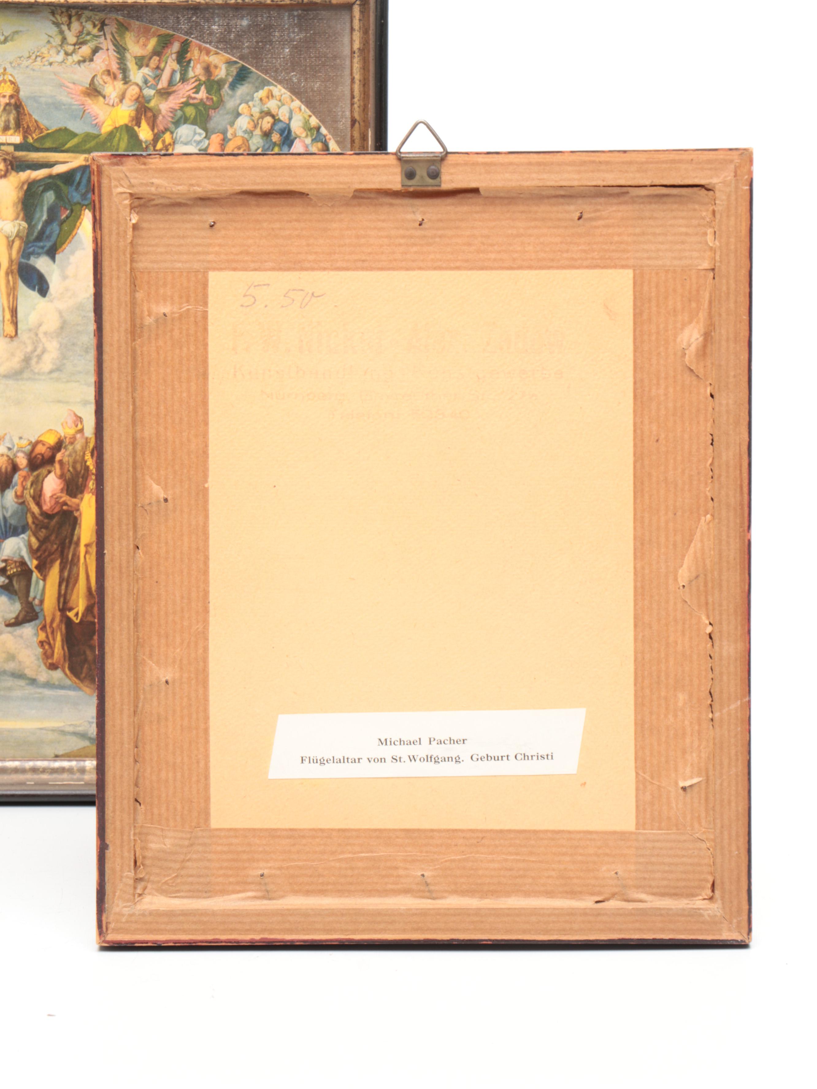 "Adoration of the Holy Trinity" by Albrecht Dürer and Other Religious Framed Art