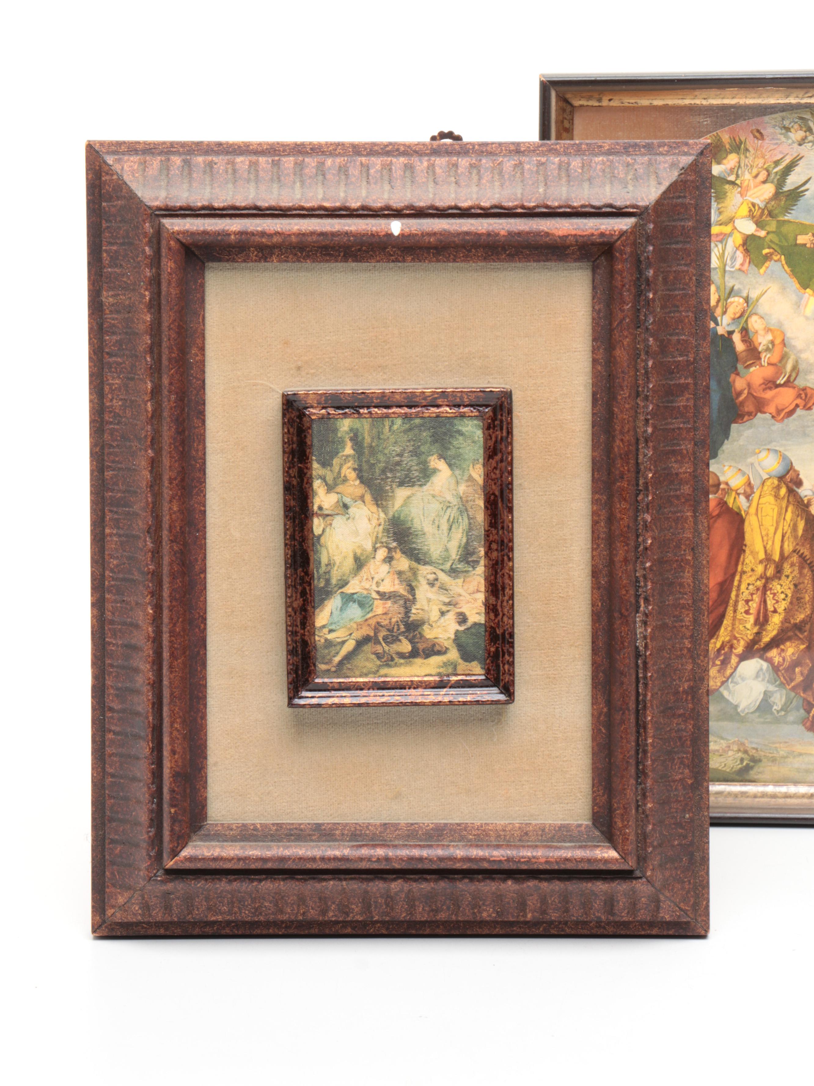 "Adoration of the Holy Trinity" by Albrecht Dürer and Other Religious Framed Art