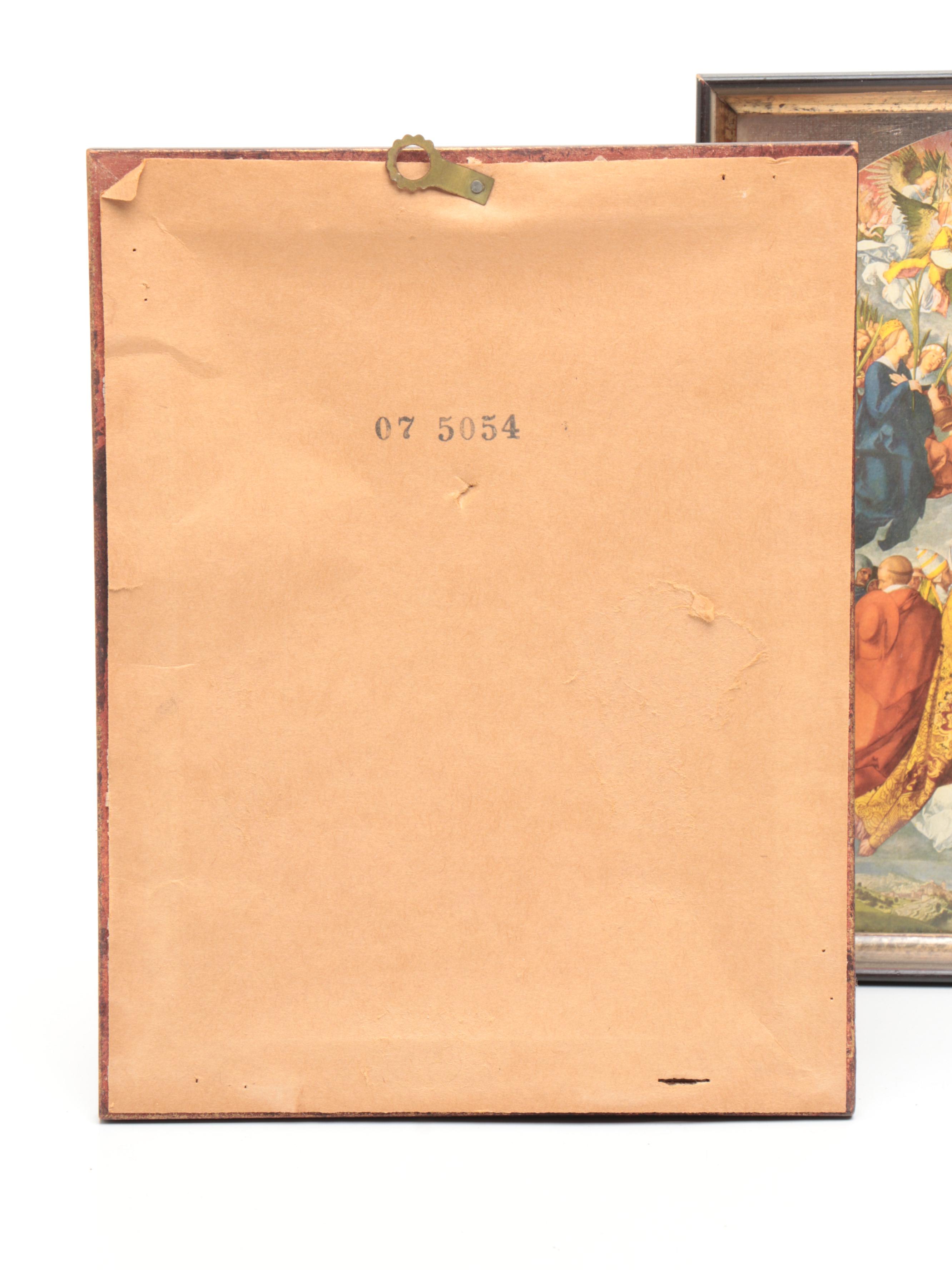 "Adoration of the Holy Trinity" by Albrecht Dürer and Other Religious Framed Art