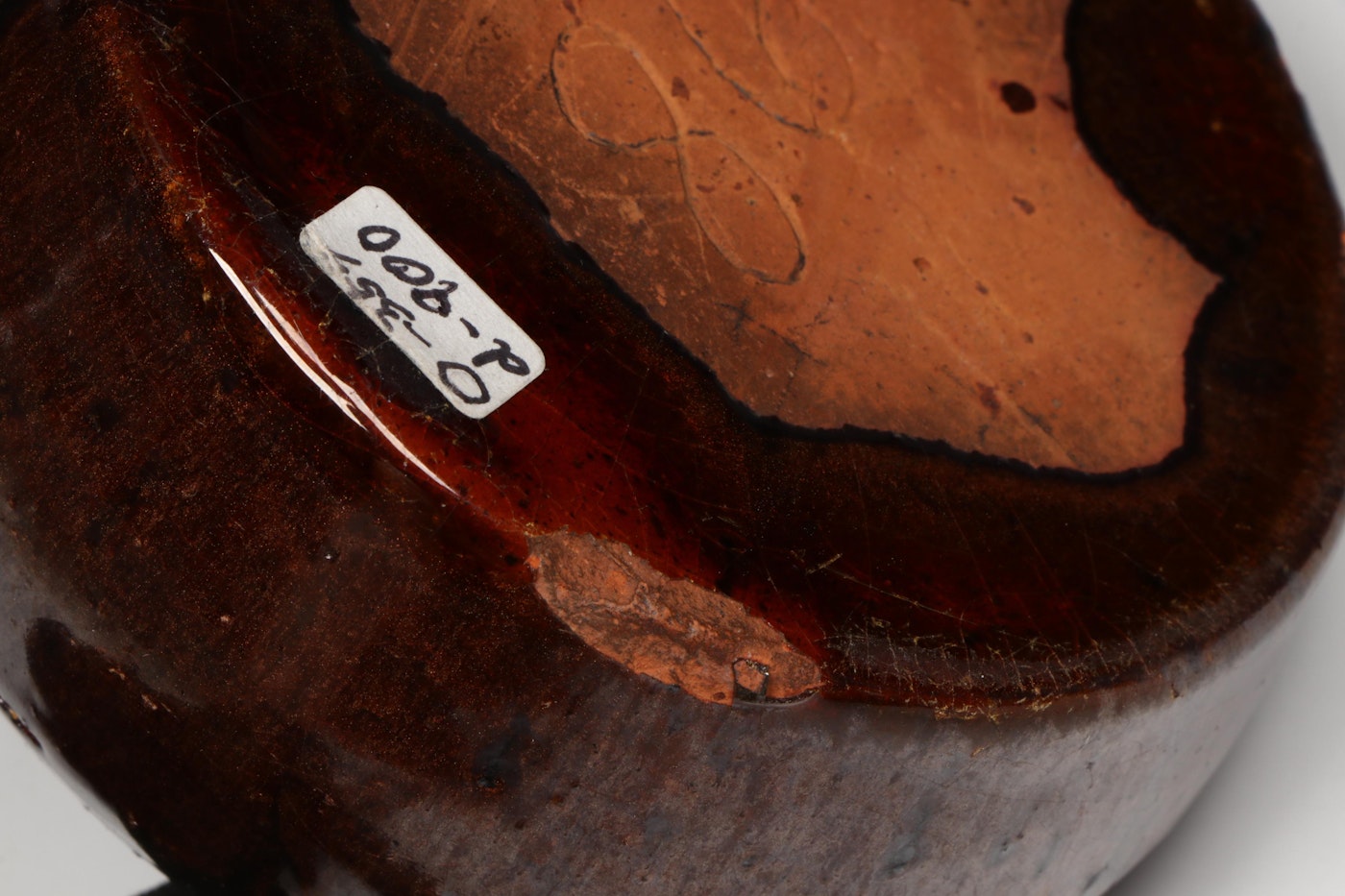 English London & North Western Railway Stoneware Inkwell with Redware ...