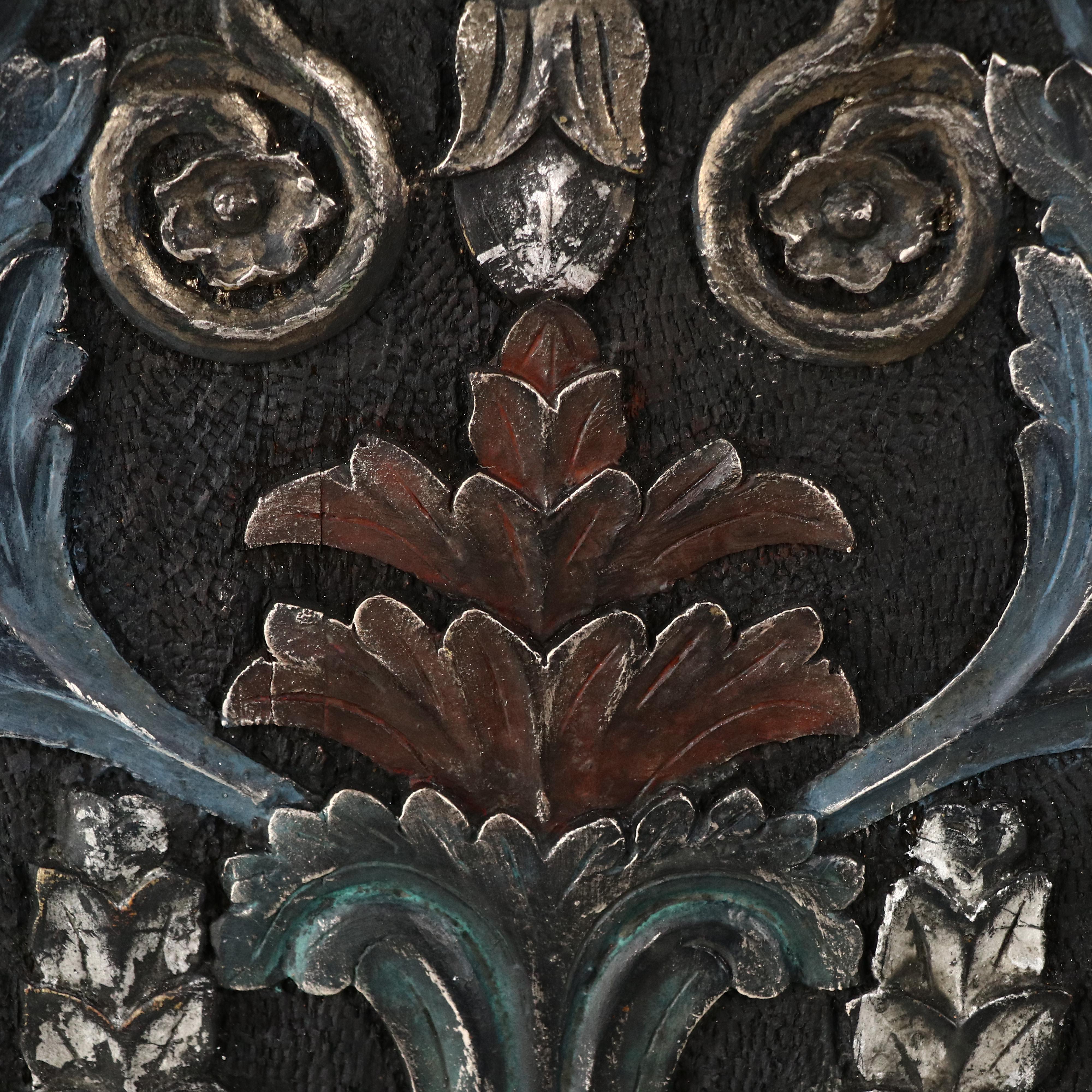 John-Richard Florentine Gilt Carved Wood Panels, Circa 2000