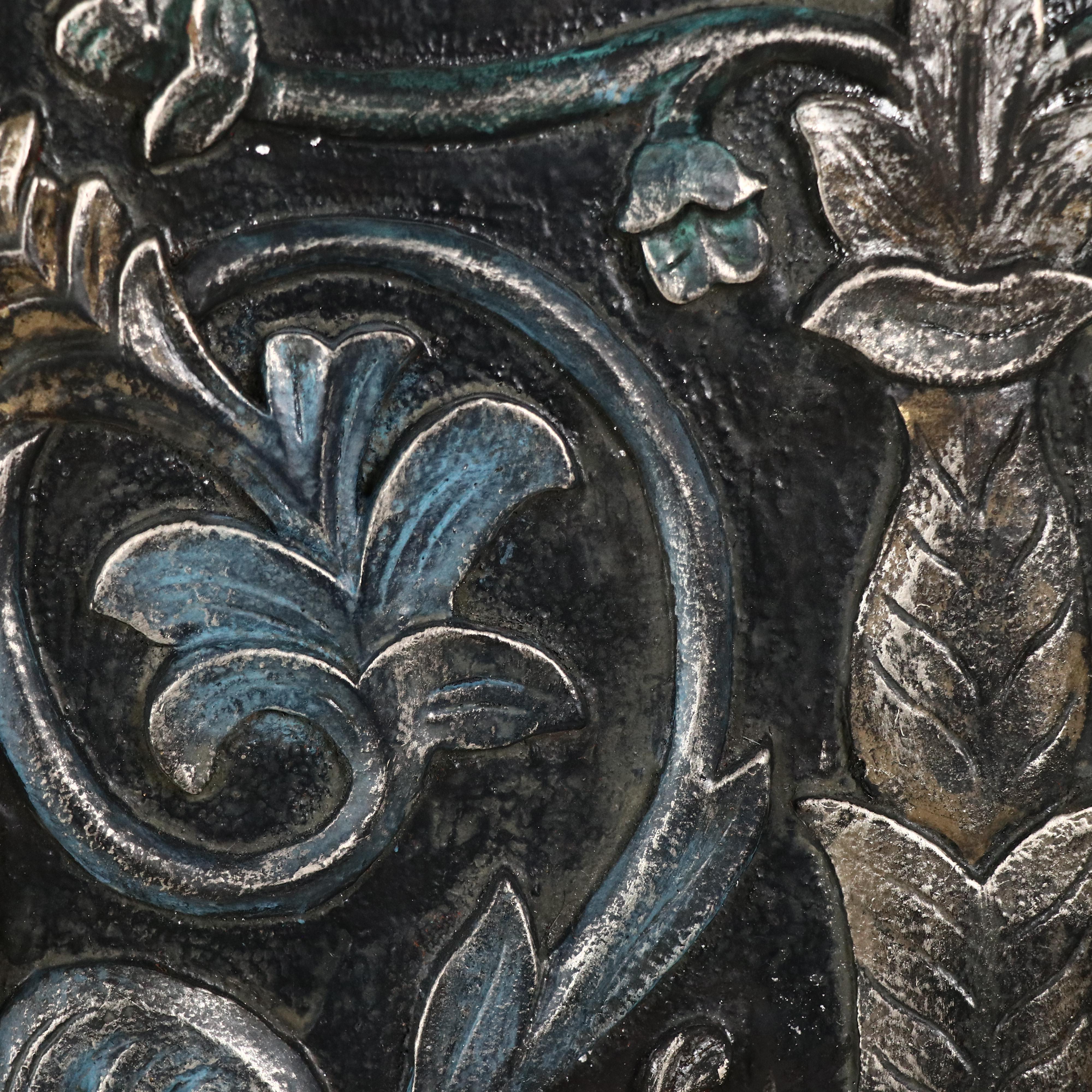 John-Richard Florentine Gilt Carved Wood Panels, Circa 2000