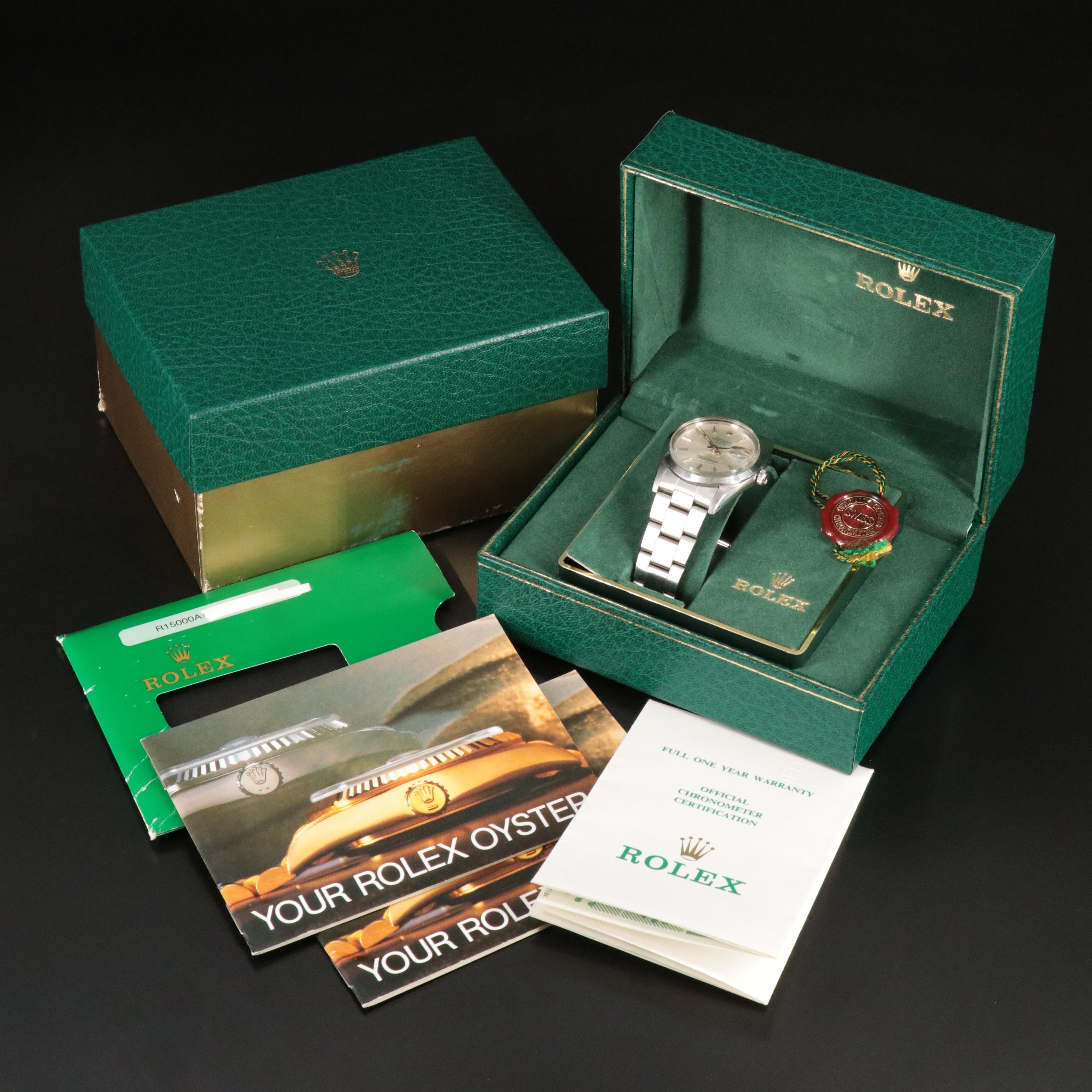 1986 Rolex Oyster Perpetual Date Watch