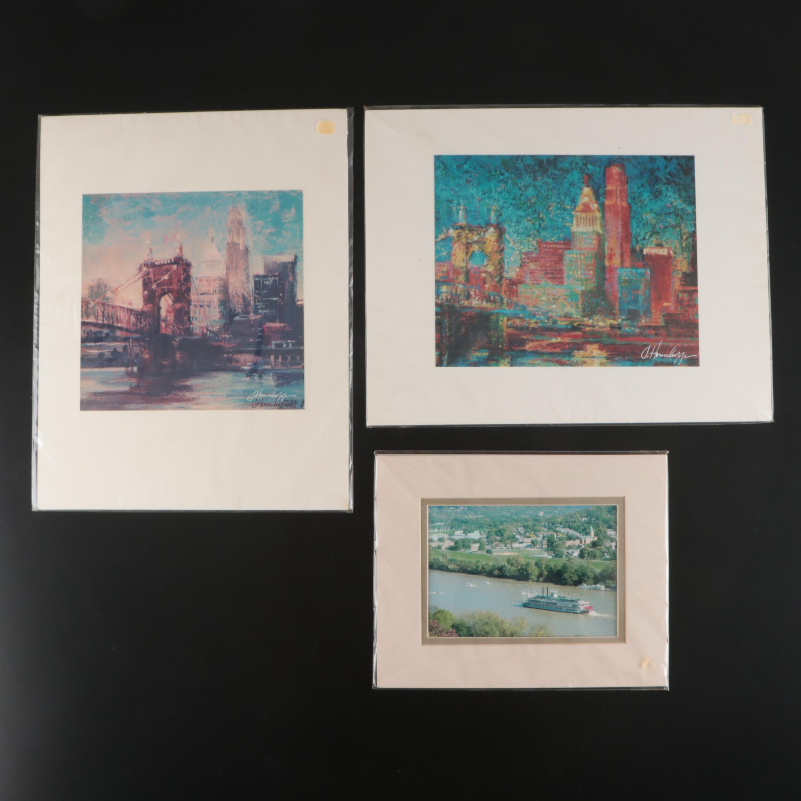 Giclée Prints of Cincinnati and Digital Photographic Print of Dayton, KY