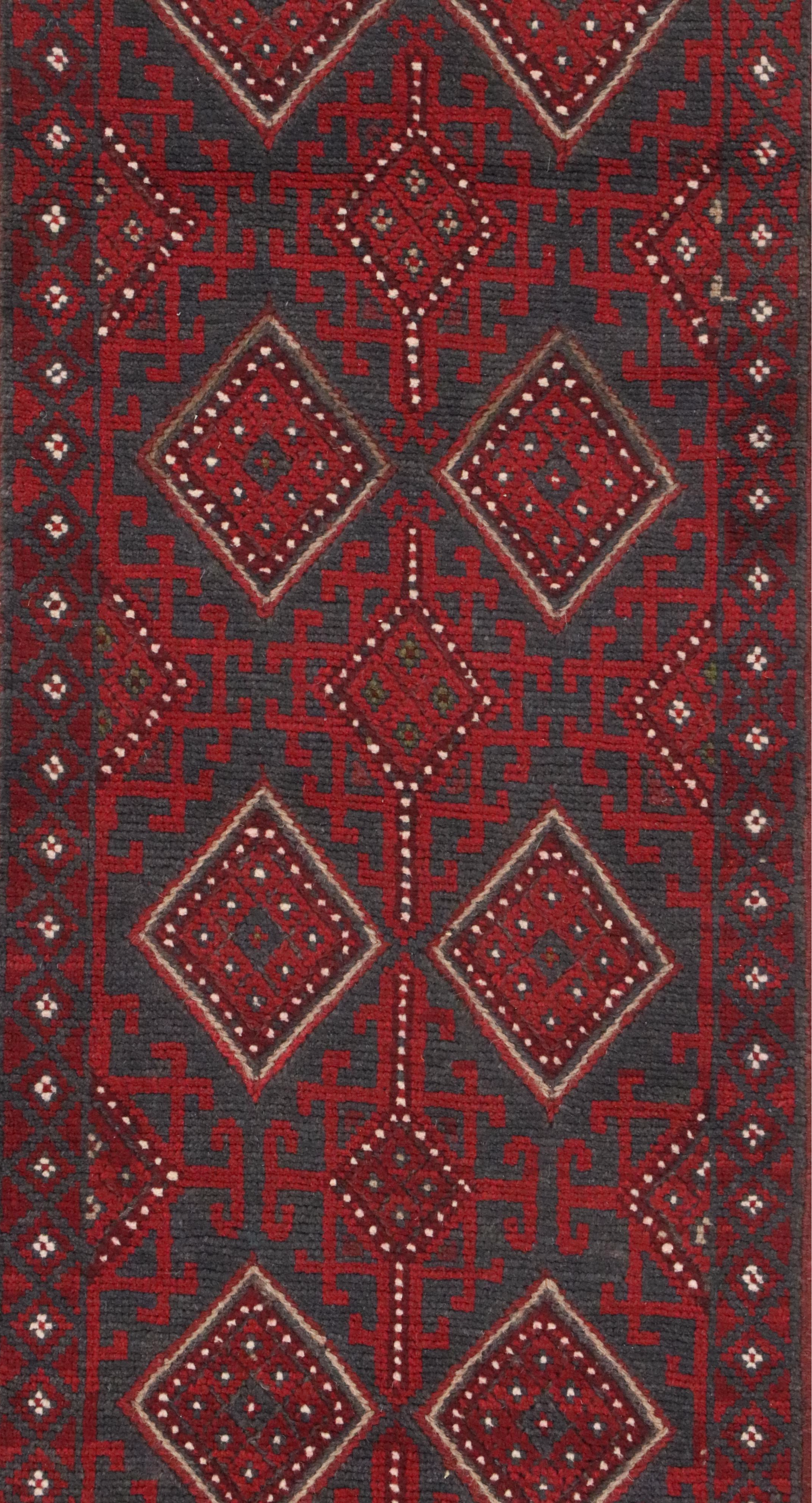 2' x 8'3 Handwoven Afghan Mashwani Carpet Runner