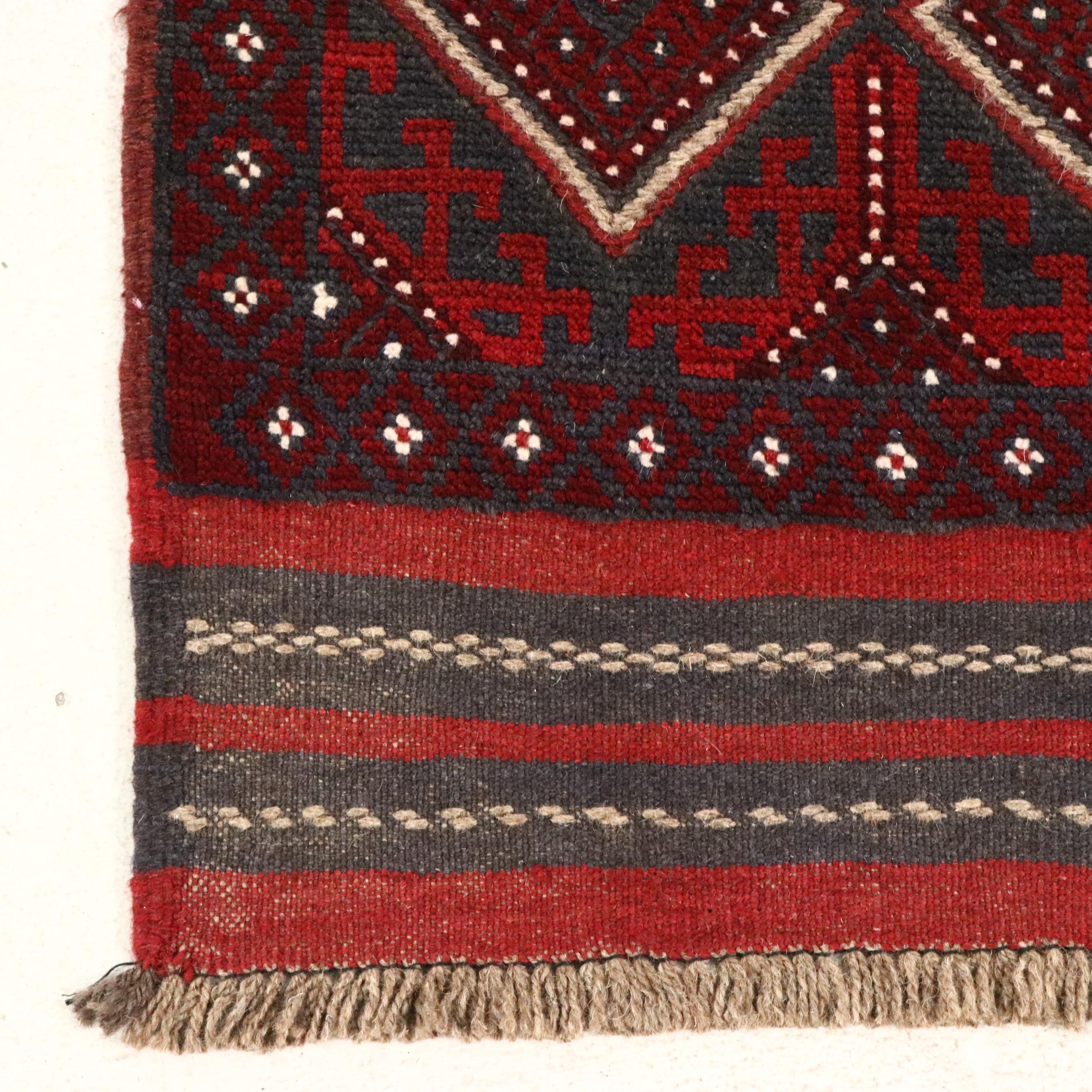 2' x 8'3 Handwoven Afghan Mashwani Carpet Runner