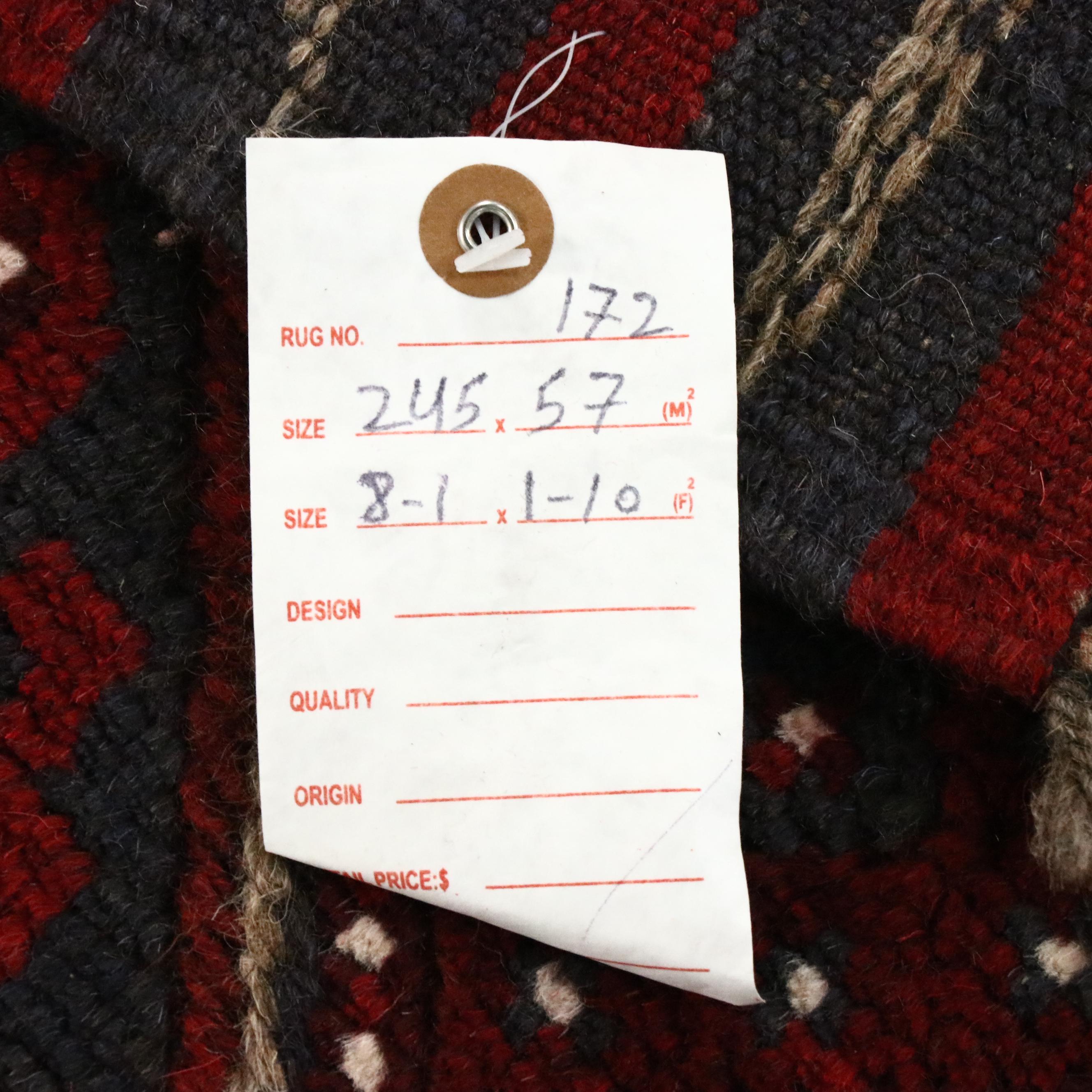 2' x 8'3 Handwoven Afghan Mashwani Carpet Runner