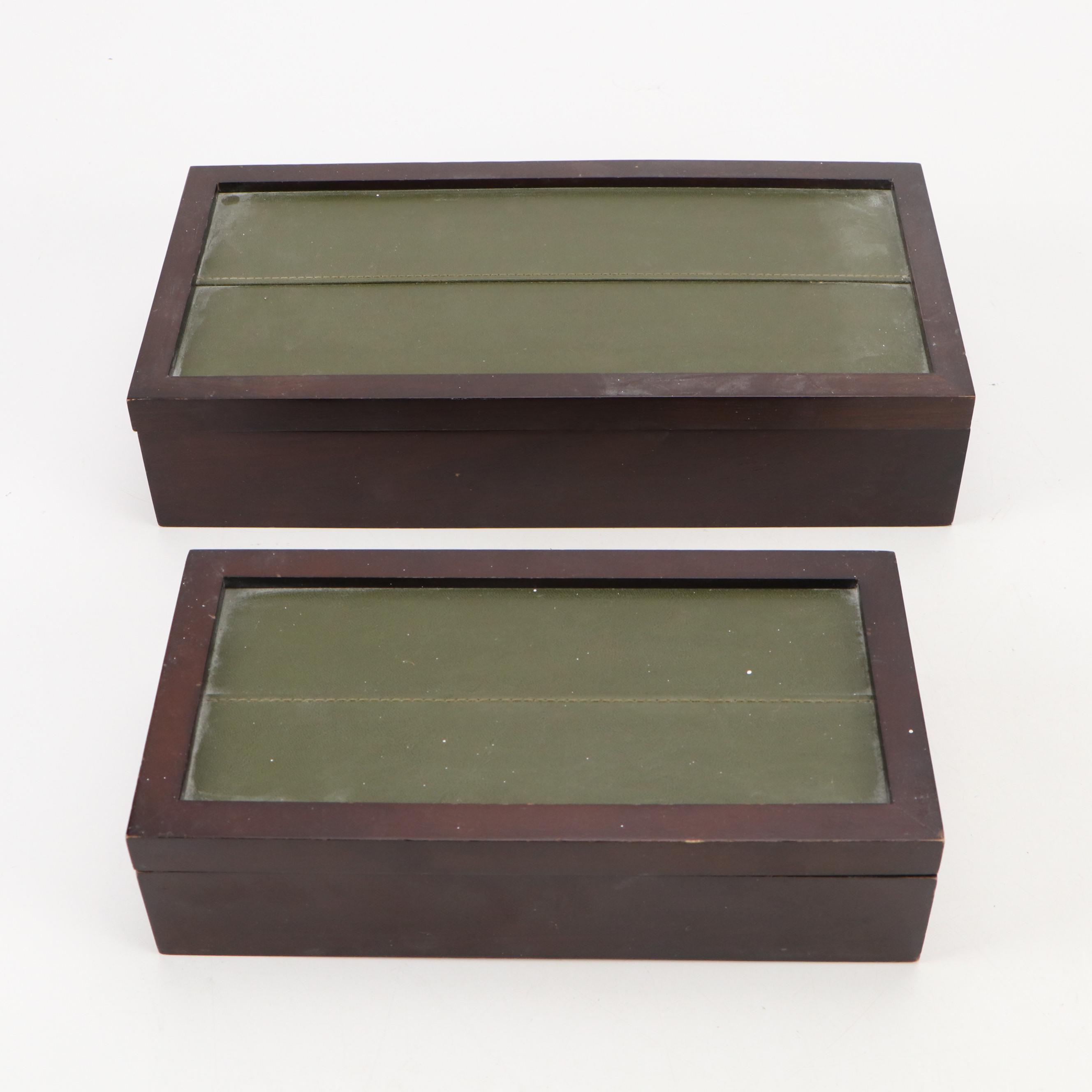 Stoneware Jar with Yugoslav Carved Wood Urn, Pressed Tin Tile and More