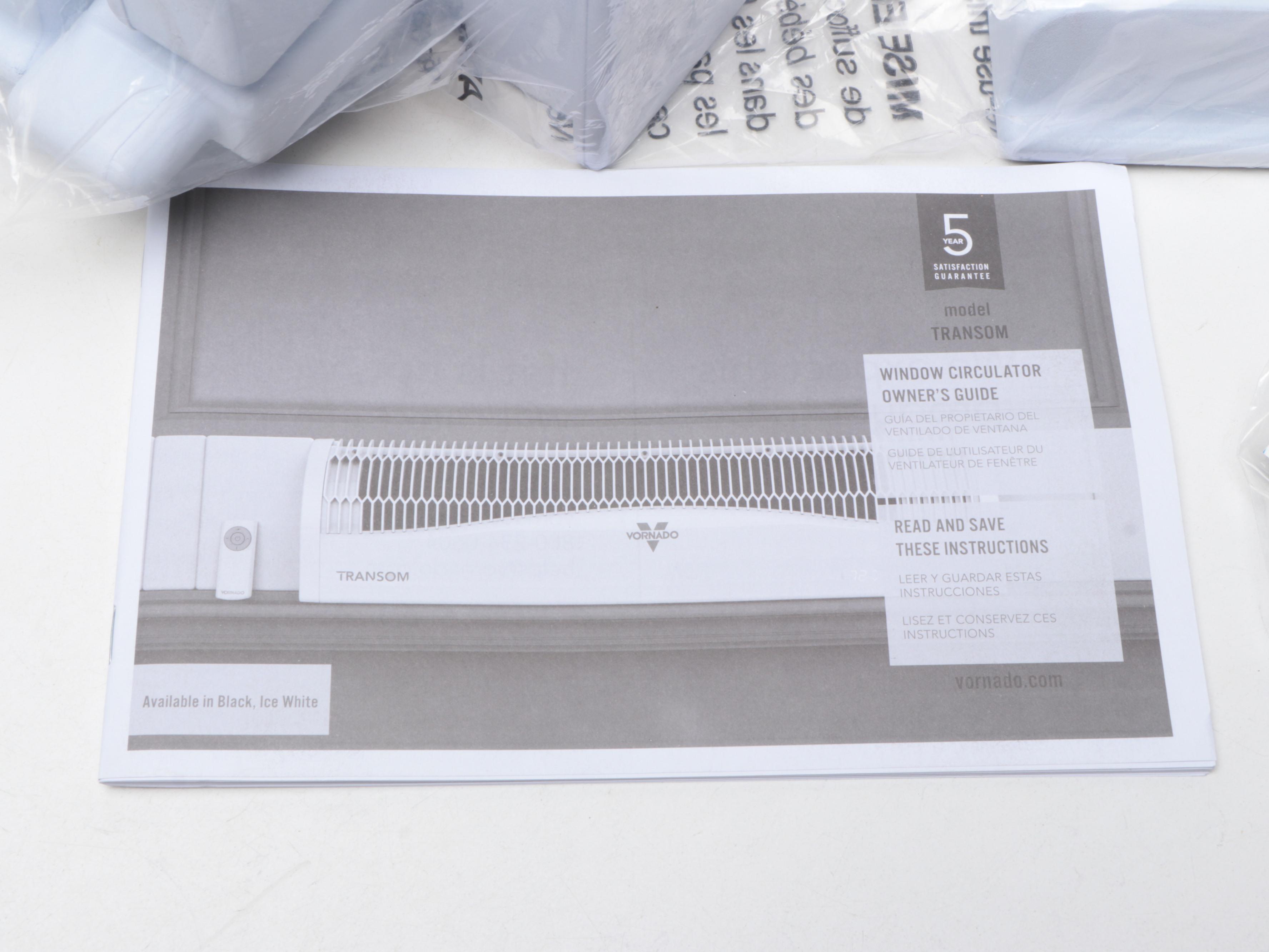 Vornado Transom Window Air Circulator