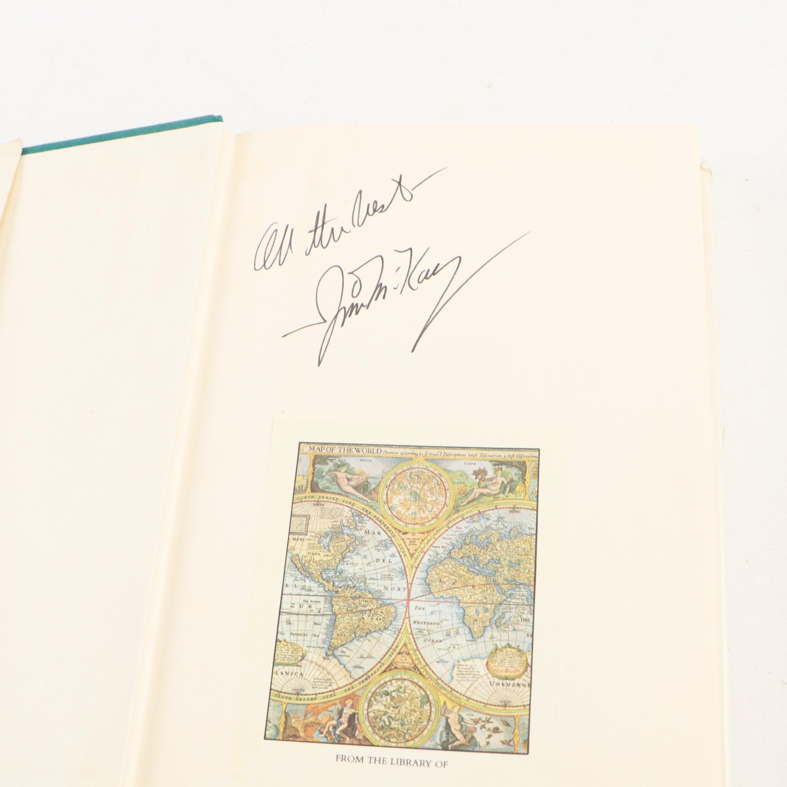 Signed First Edition "The Kingdom by the Sea" by Paul Theroux and More Books