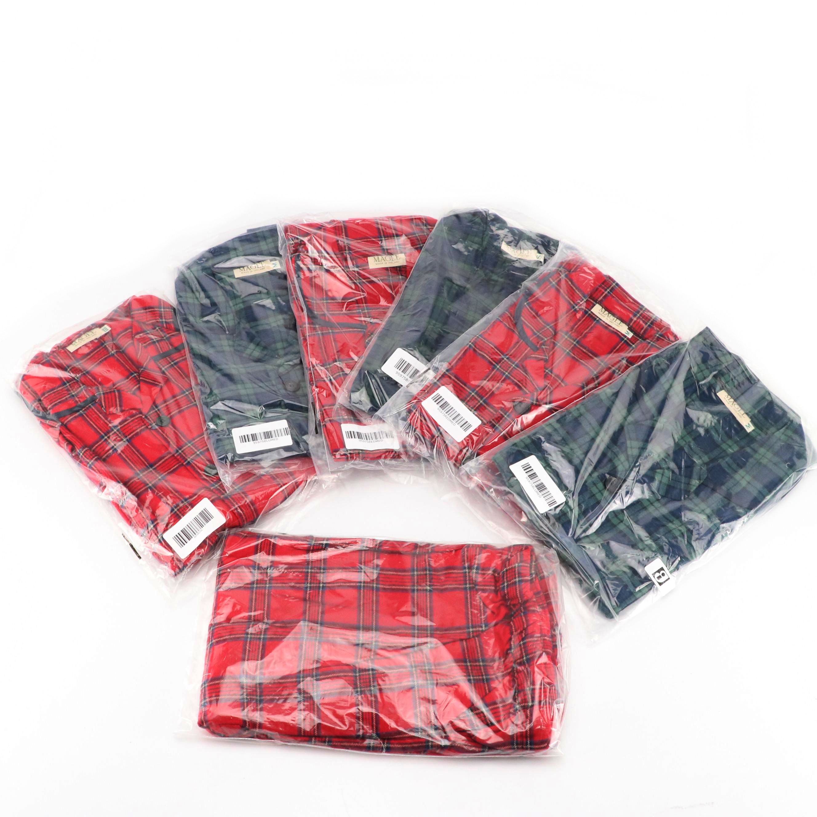 Magee Irish Flannel Sleep Pant and Sleep Shirts