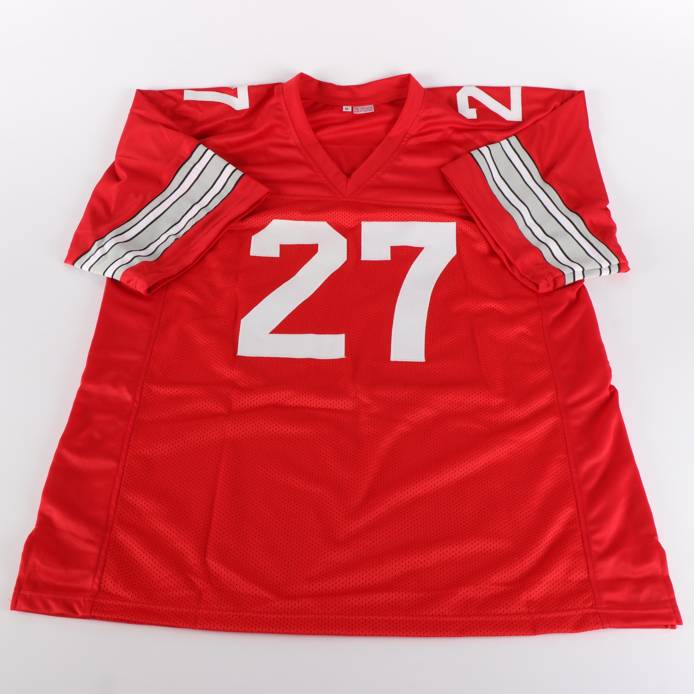 Eddie George Signed Ohio State Buckeyes Football Jersey, Beckett