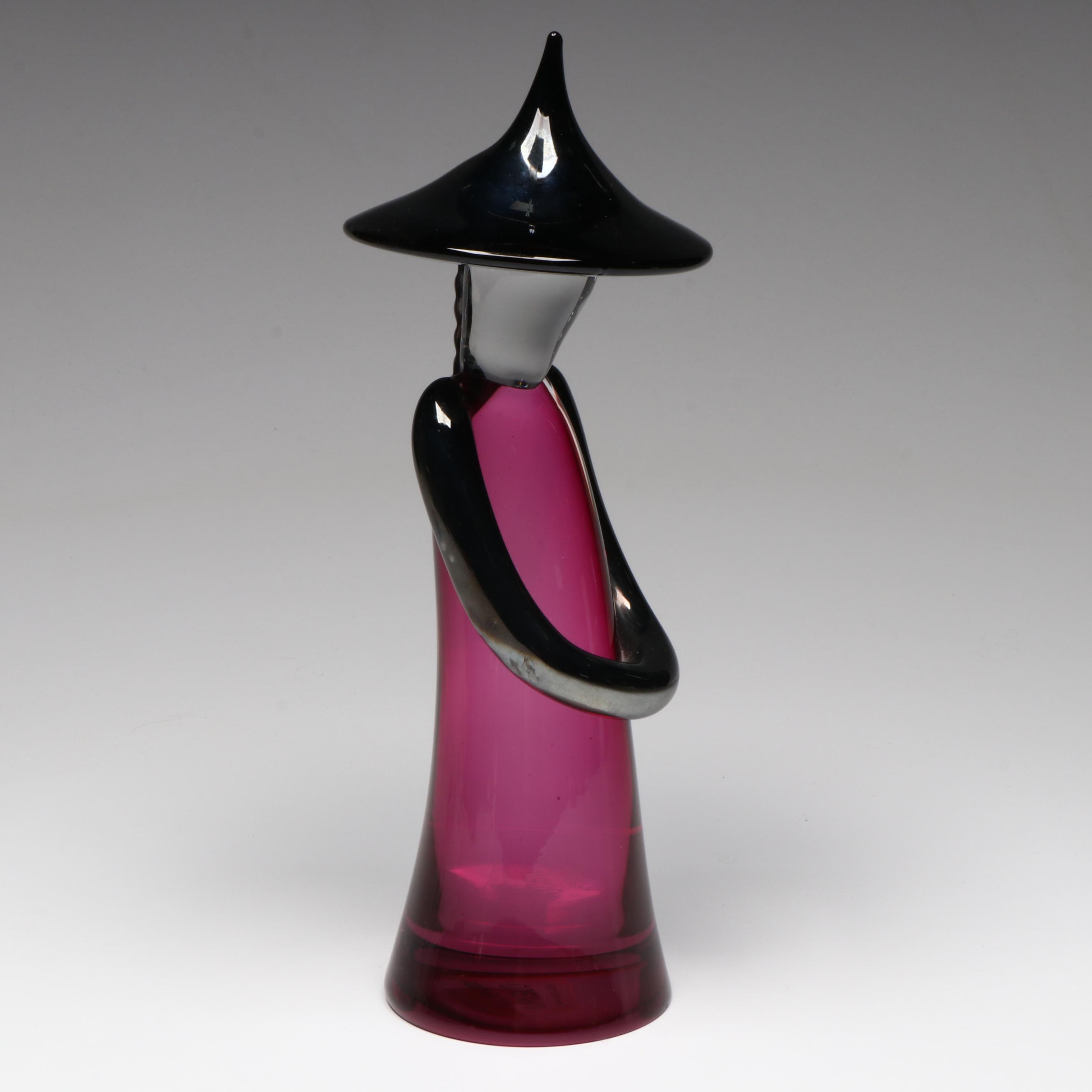 Murano Art Glass Chinese Figure, Manner of Puccini