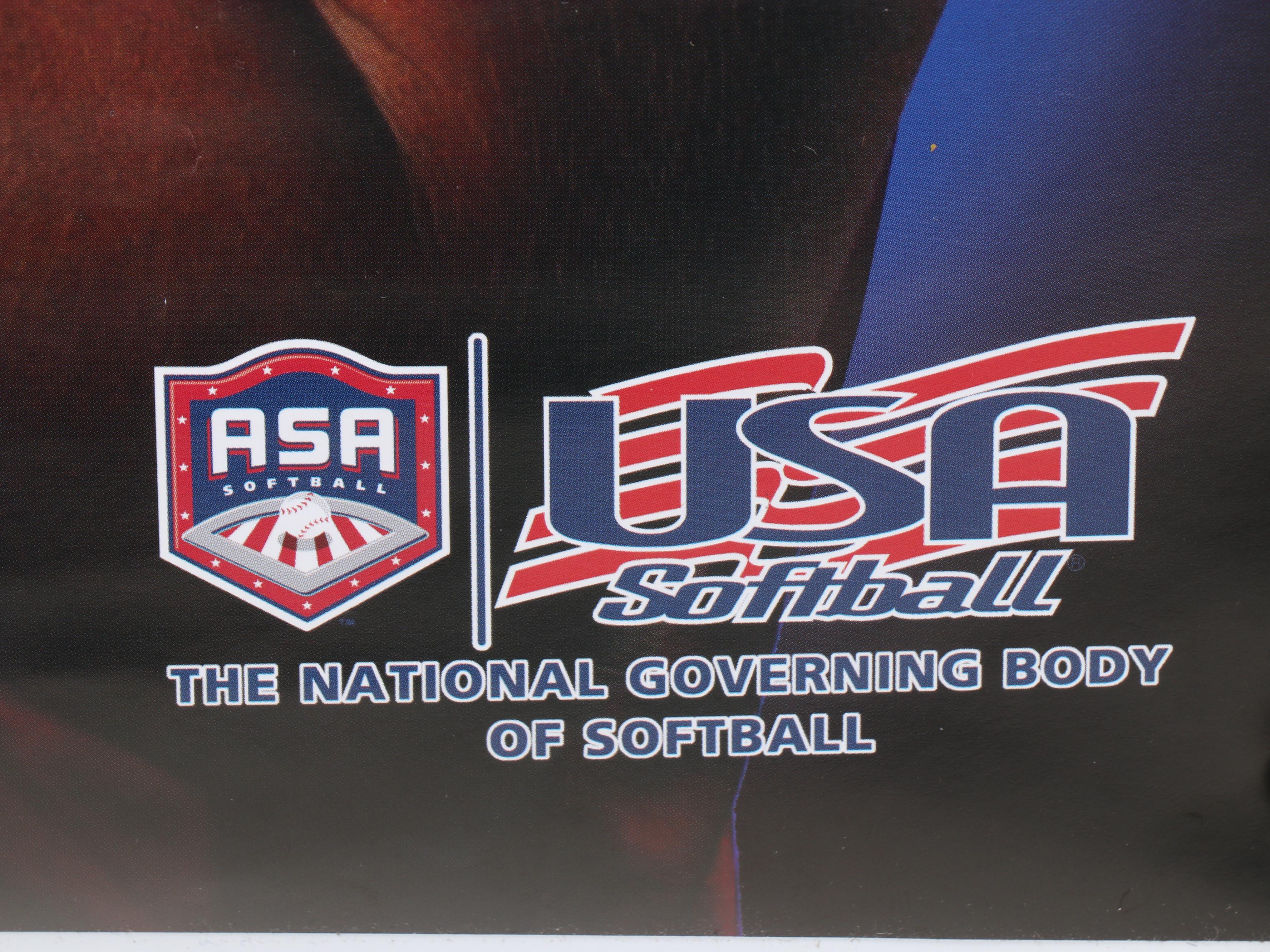 Cat Osterman Signed USA Softball Poster with Jennie Finch Print