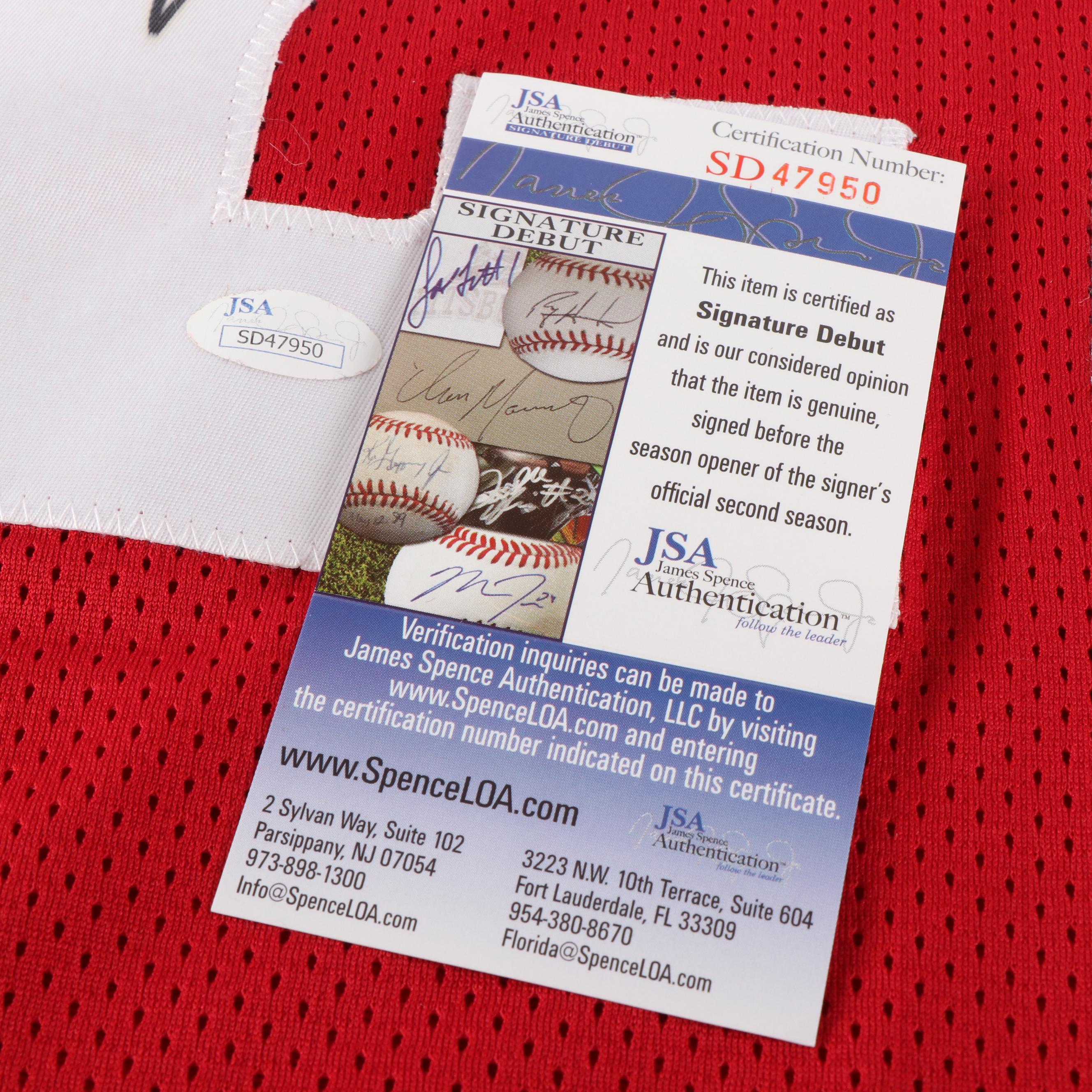 Jonathan Taylor Signed Wisconsin Badgers Football Jersey, JSA