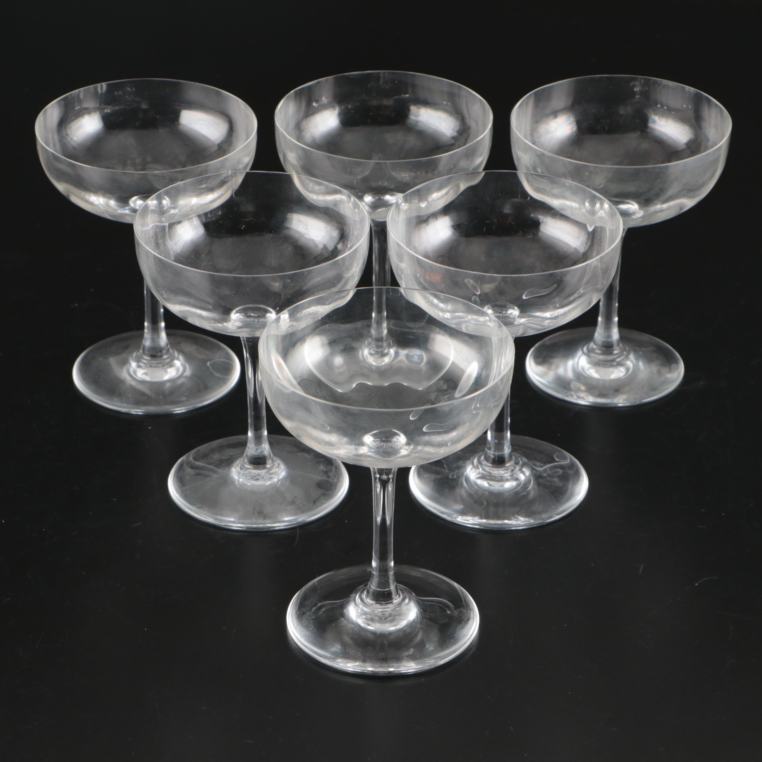 Baccarat "Montaigne" Crystal Champagne Coupes