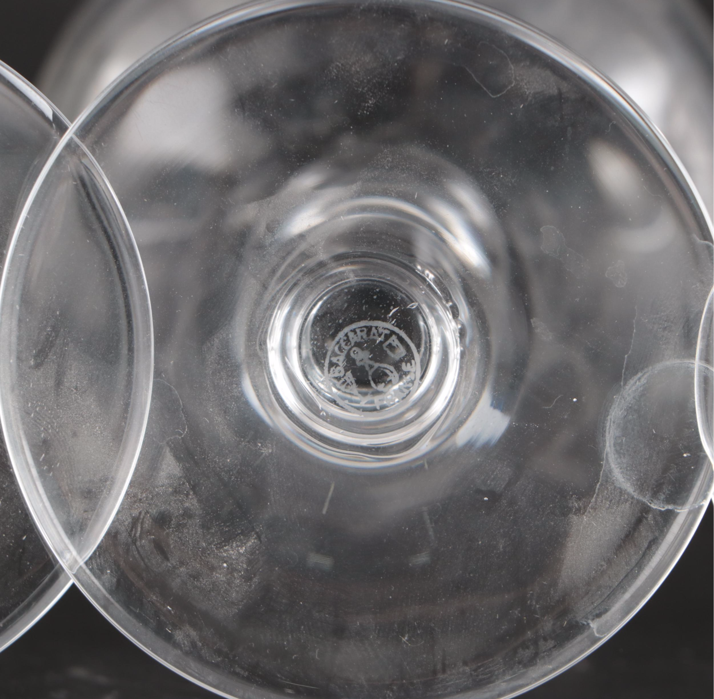 Baccarat "Montaigne" Crystal Champagne Coupes