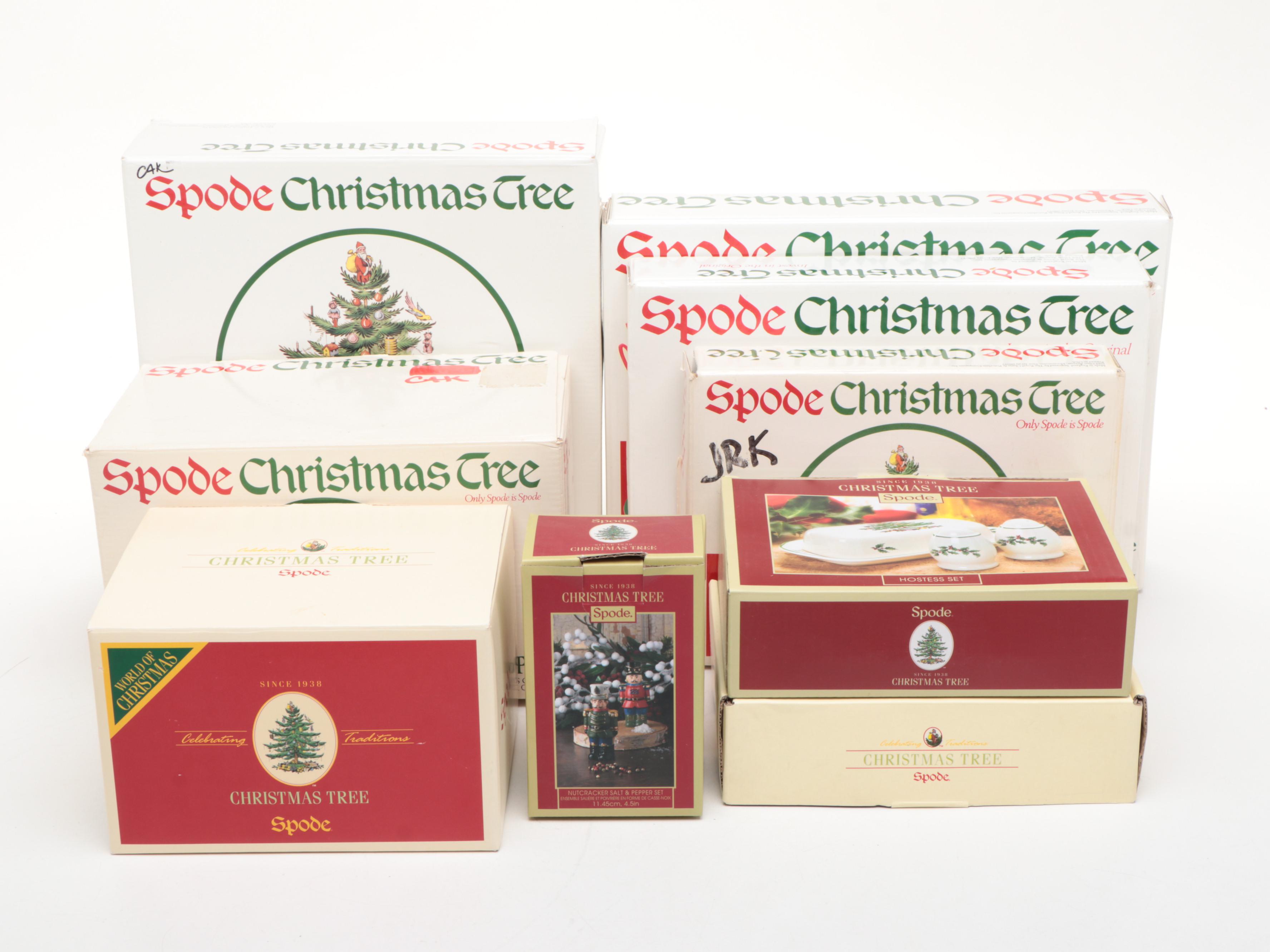 Spode "Christmas Tree" Porcelain and Other Seasonal Tableware