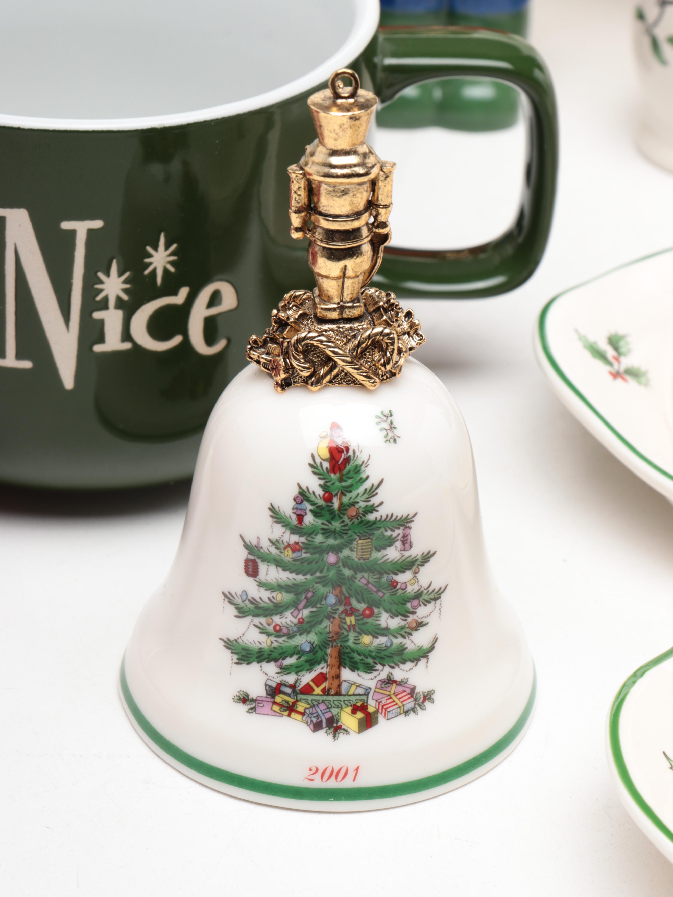 Spode "Christmas Tree" Porcelain and Other Seasonal Tableware