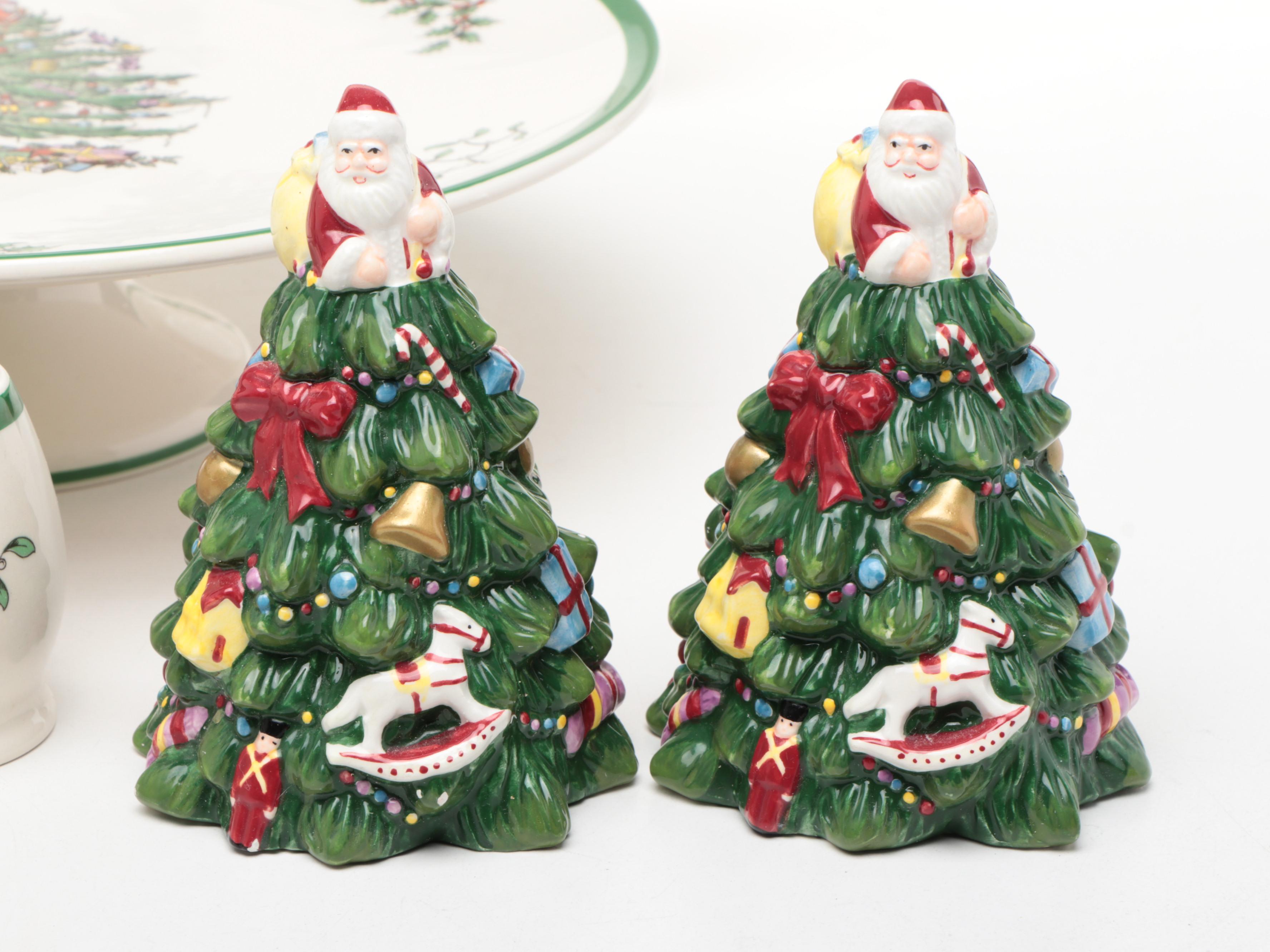 Spode "Christmas Tree" Porcelain and Other Seasonal Tableware