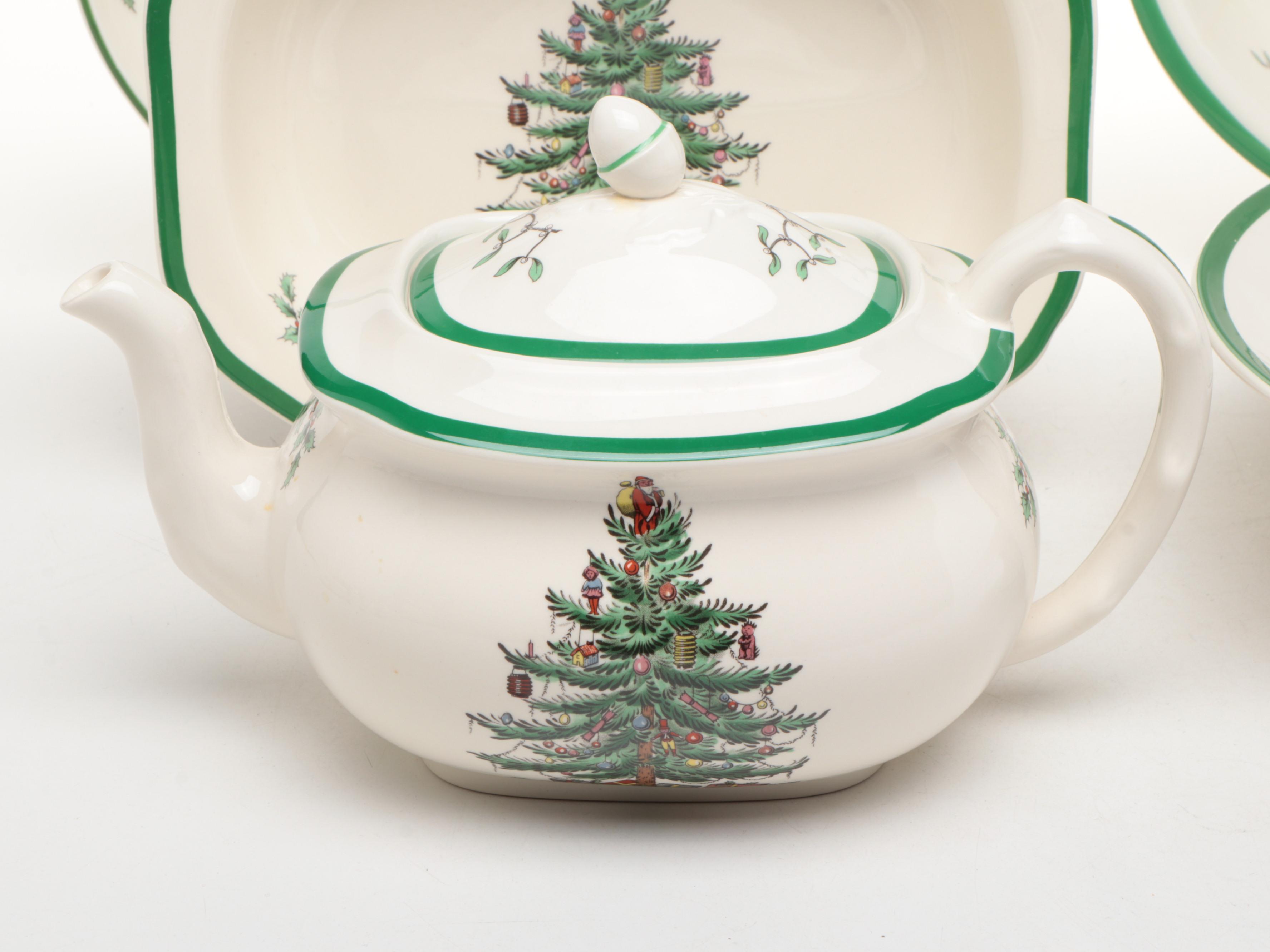 Spode "Christmas Tree" Porcelain and Other Seasonal Tableware
